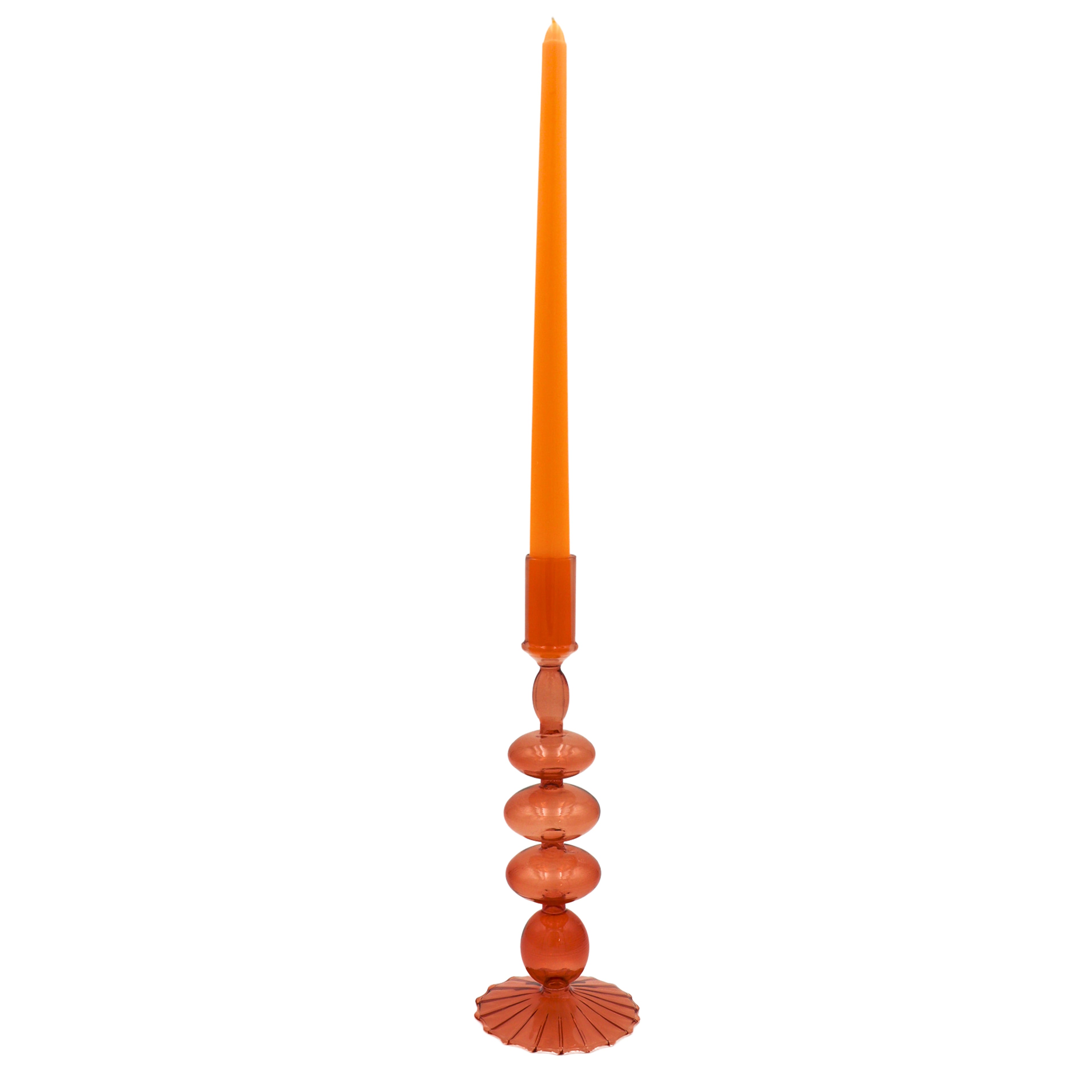 Extra Tall Spiced Citrus Taper Candle, 1 Case of 25 Candles (4 in each pack)