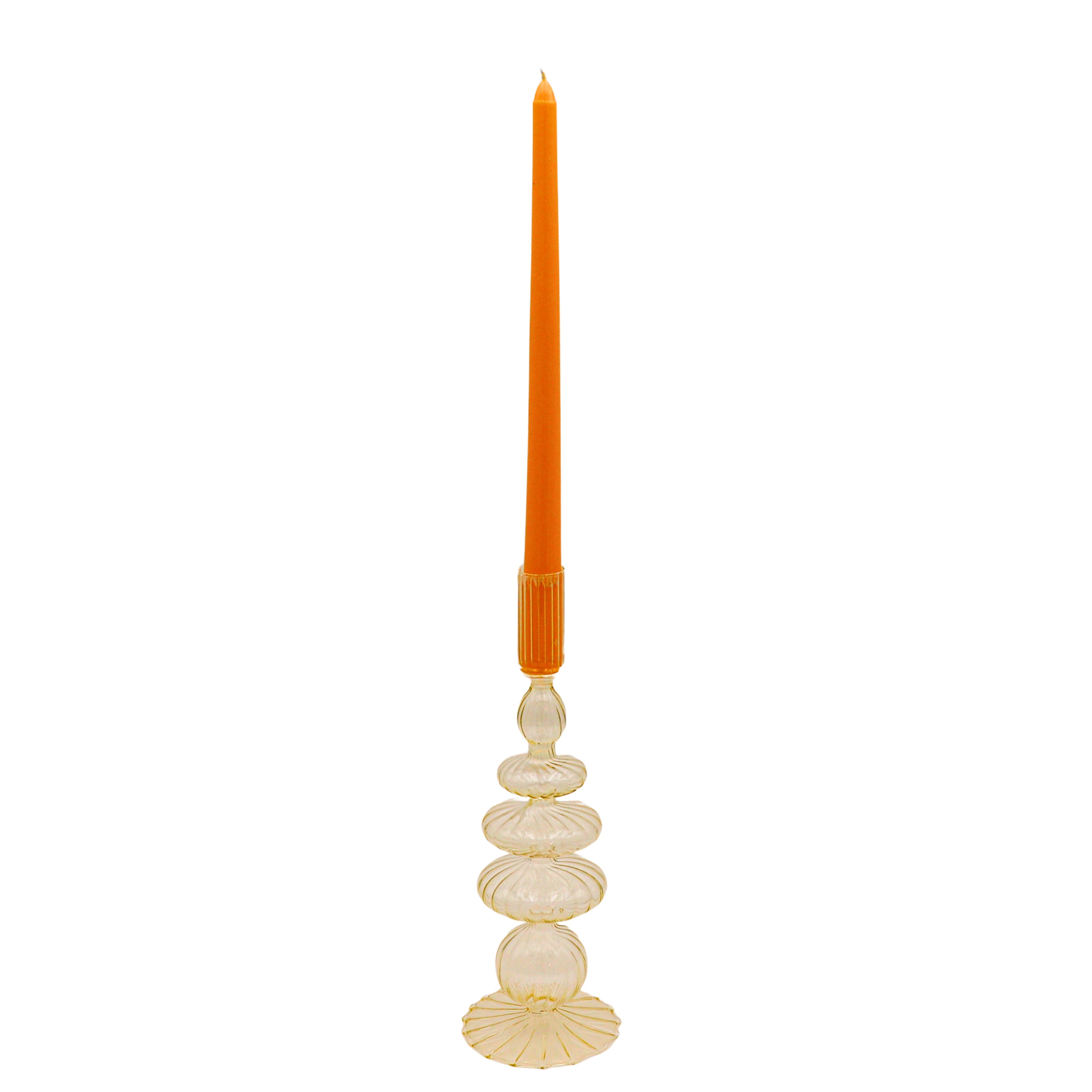 Extra Tall Spiced Citrus Taper Candle, 1 Case of 50 Candles (4 in each pack)