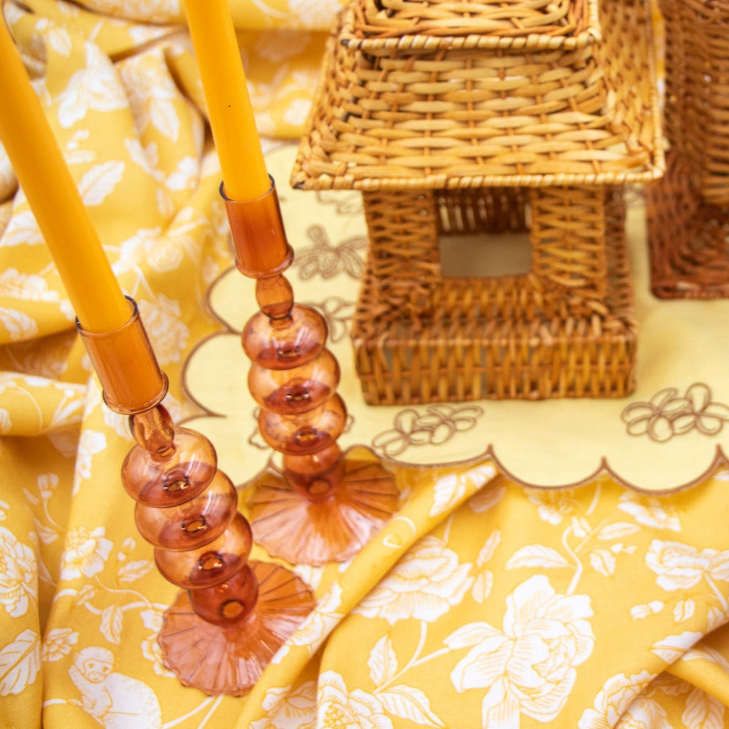 Extra Tall Spiced Citrus Taper Candle, 1 Case of 50 Candles (4 in each pack)