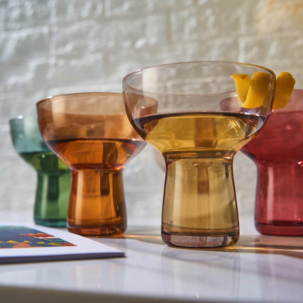 Tonal Margarita Cocktail Glassware, Set of 6