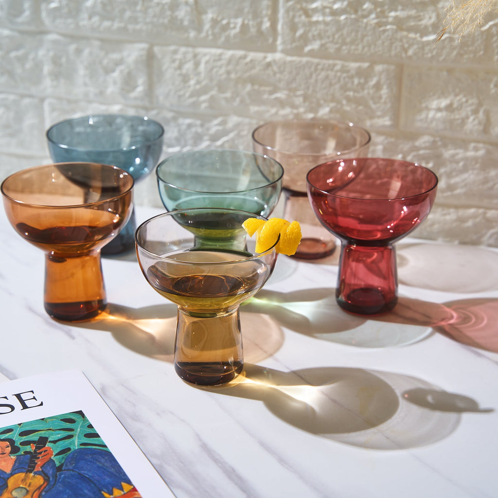 Tonal Margarita Cocktail Glassware, Set of 6