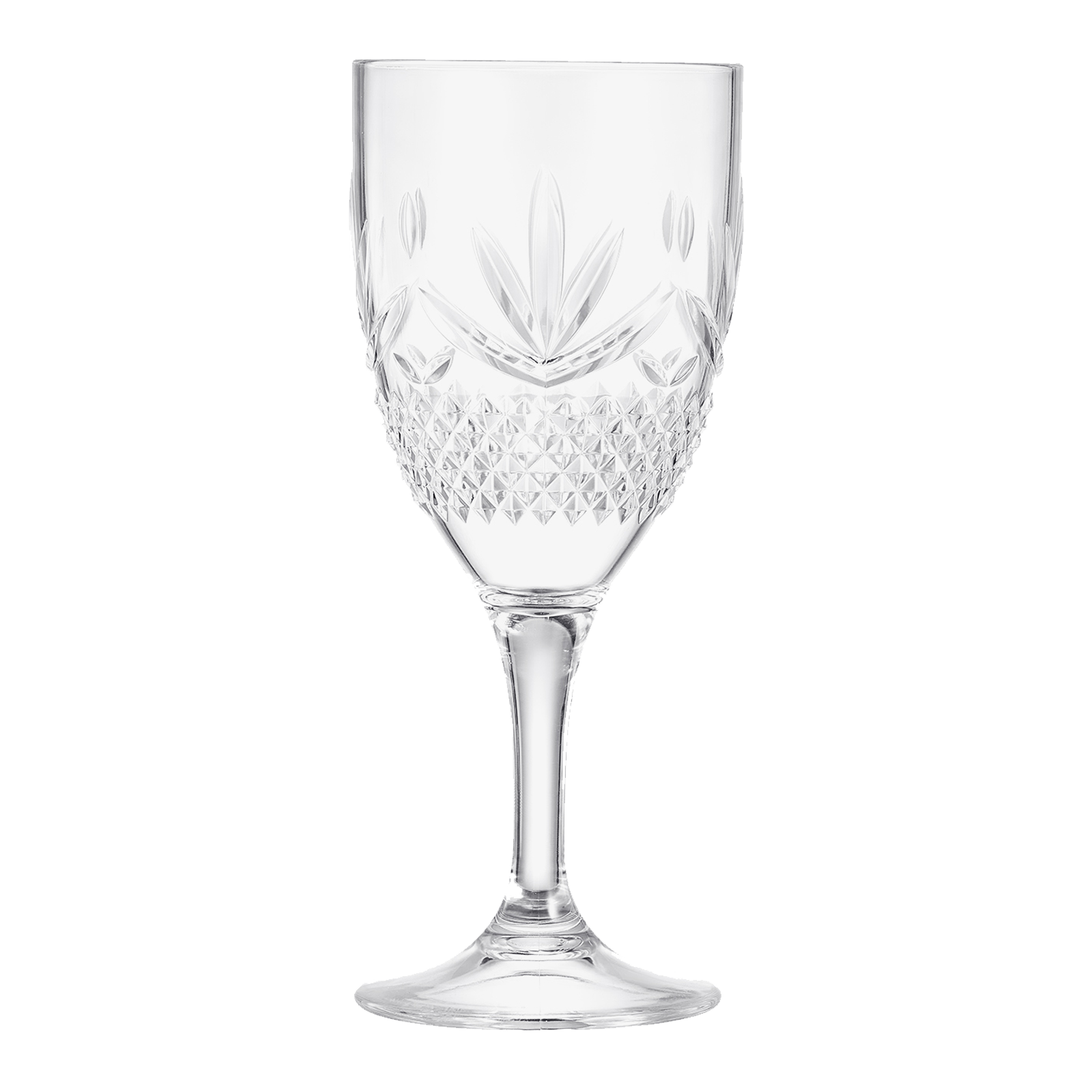 Onix Acrylic Crystal, Stemmed Wine Glassware, Set of 4