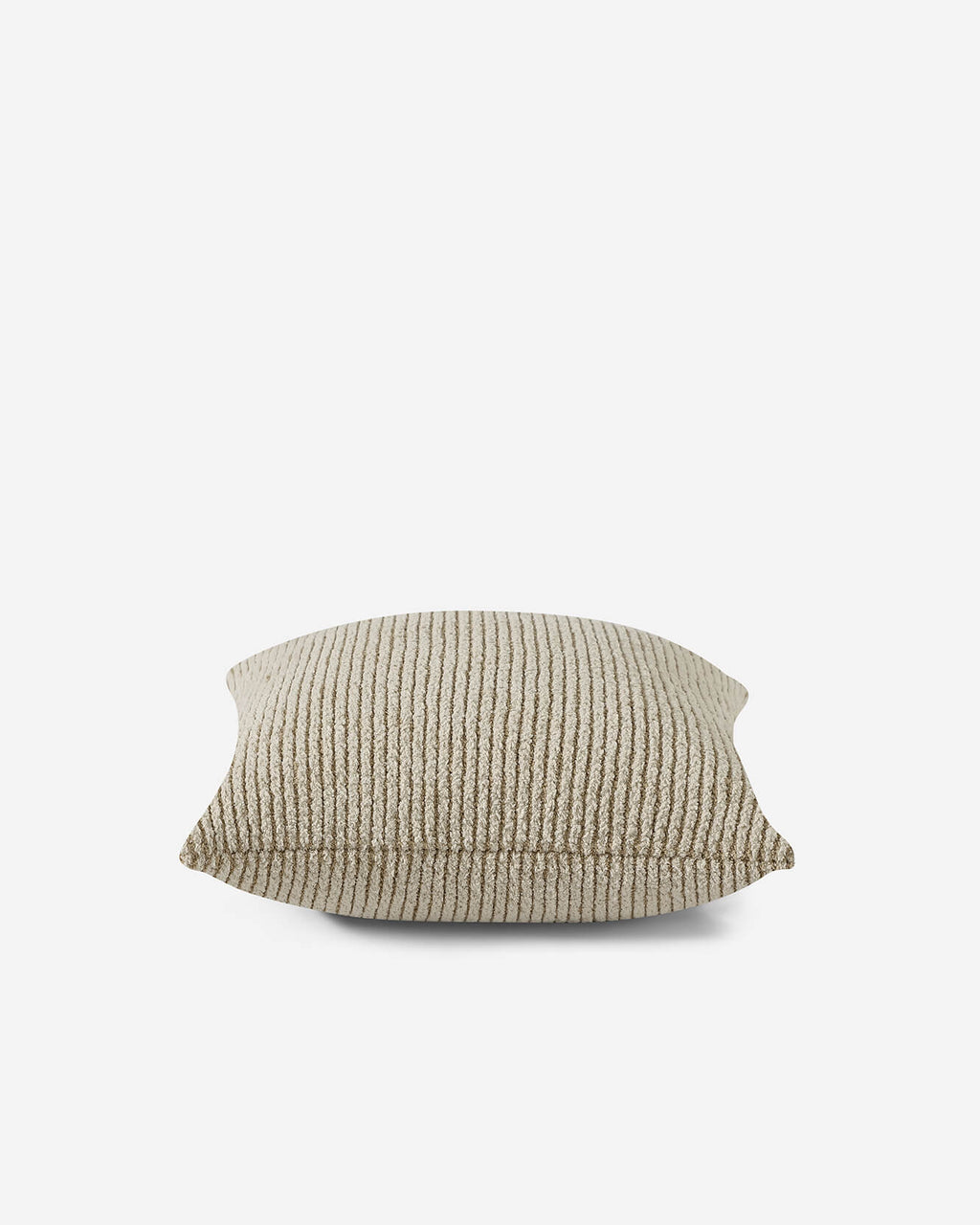 Two-Tone Ribbed Throw Pillow