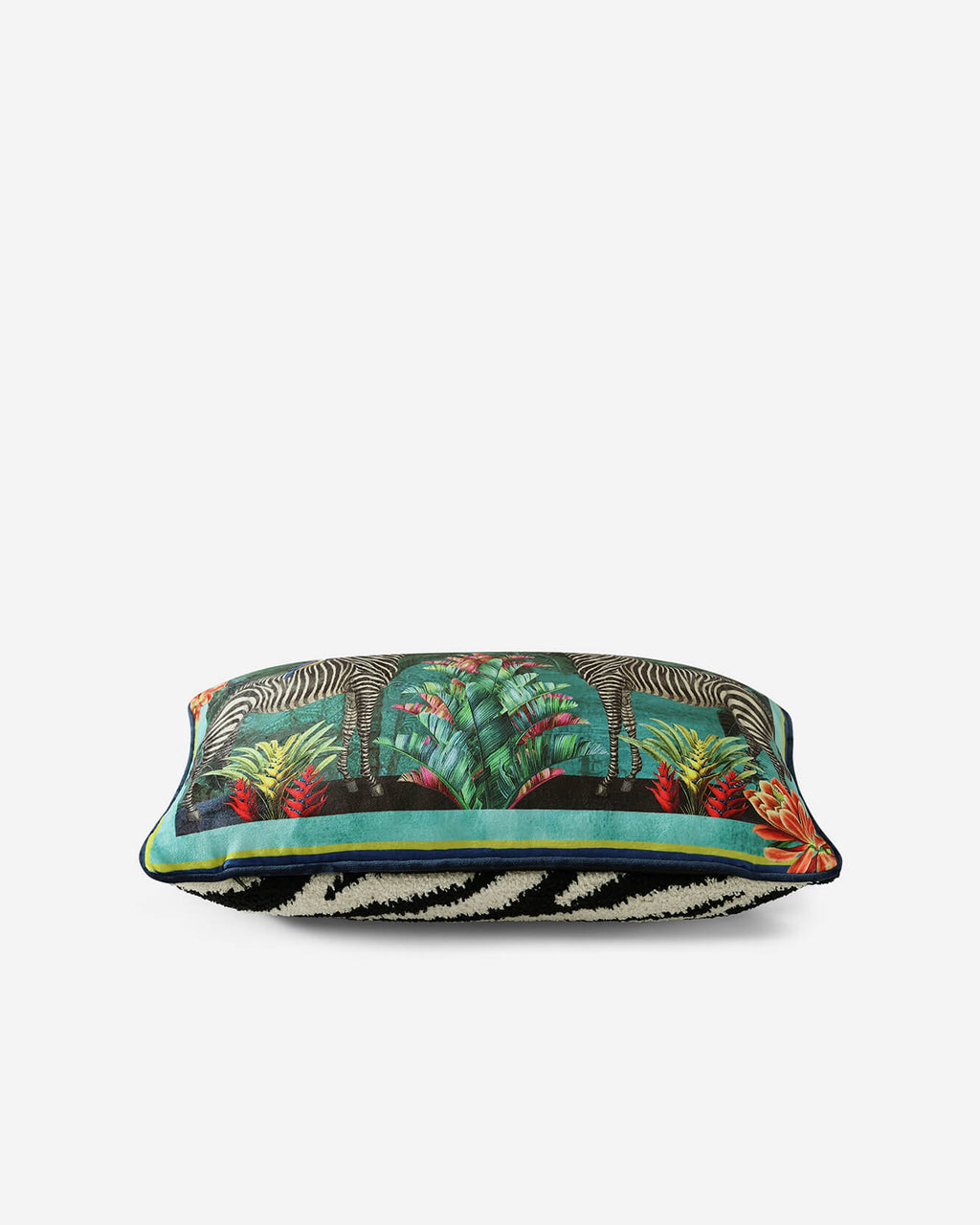 Vintage Zebra Small Lumbar Pillow