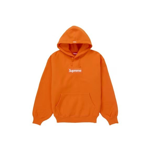 Supreme Box Logo Hooded Sweatshirt Sweatshirt (FW24) Dark Orange