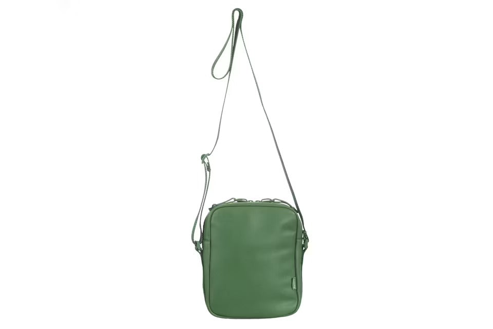 Supreme Leather Shoulder Bag Green