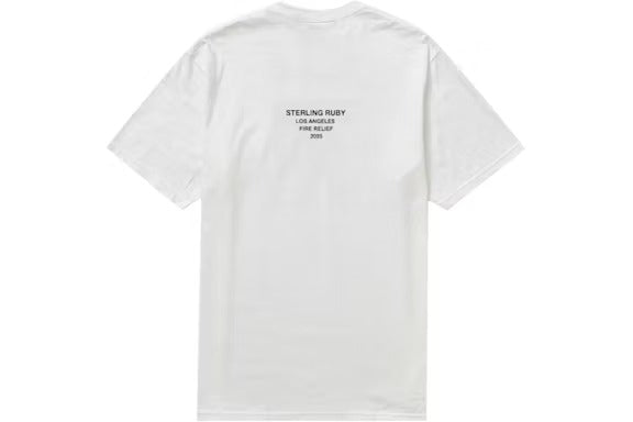 Supreme Los Angeles Fire Relief Box Logo Tee White
