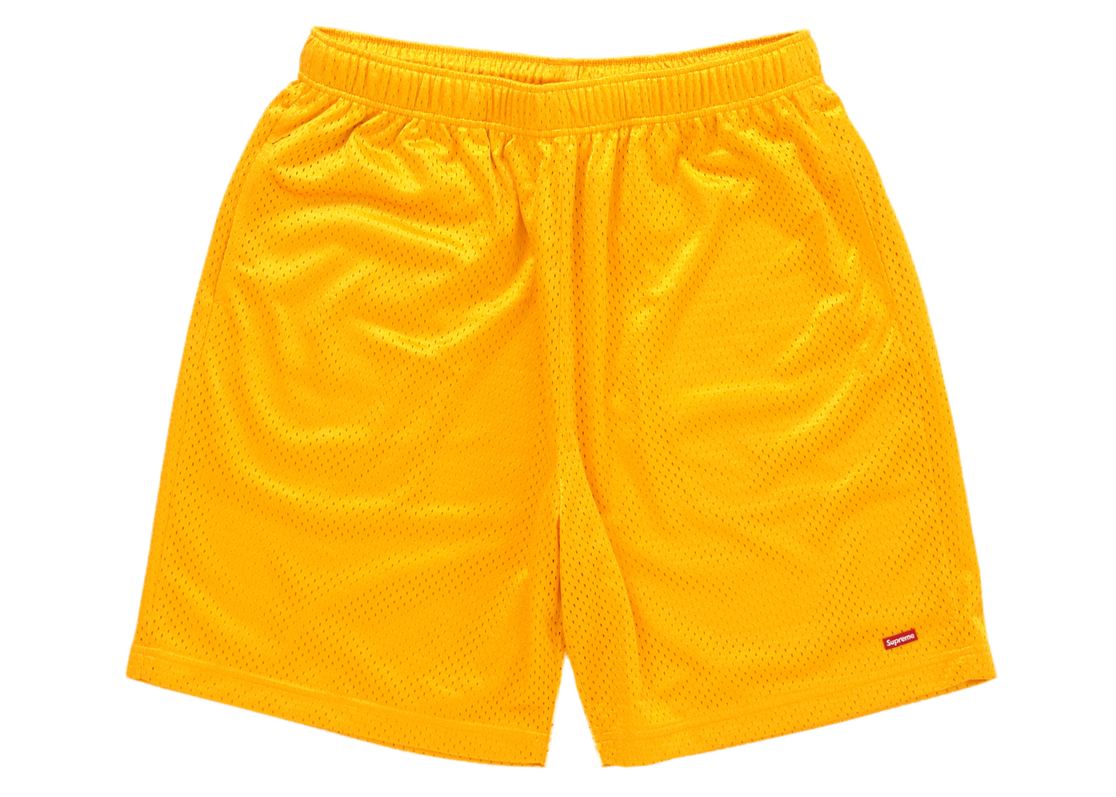 Supreme Small Box Baggy Mesh Short Gold