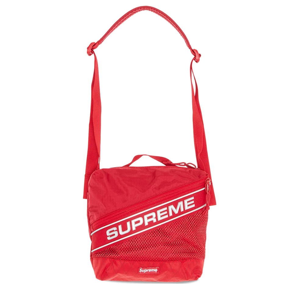 Supreme FW23 “Logo” Shoulder Bag ‘Red’