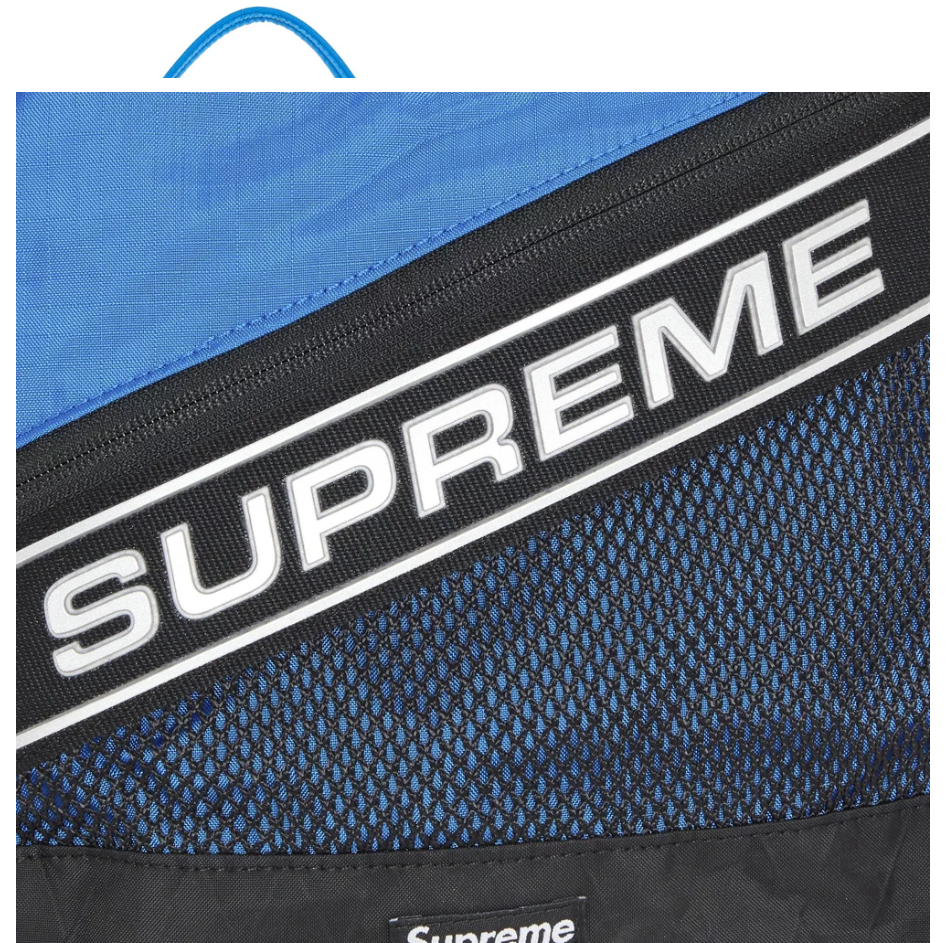 Supreme FW23 “Logo” Shoulder Bag ‘Blue’