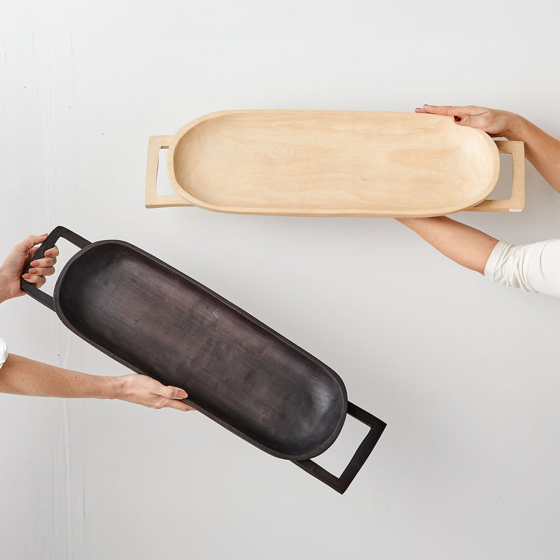 Swazi Long Wooden Serving Tray