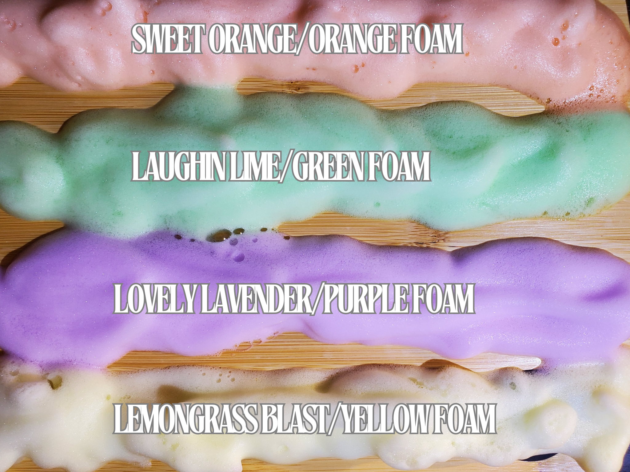 Non-Toxic, Colorful Foaming Hand Soap for Kids. Yellow Foam. Lemongrass Scented.