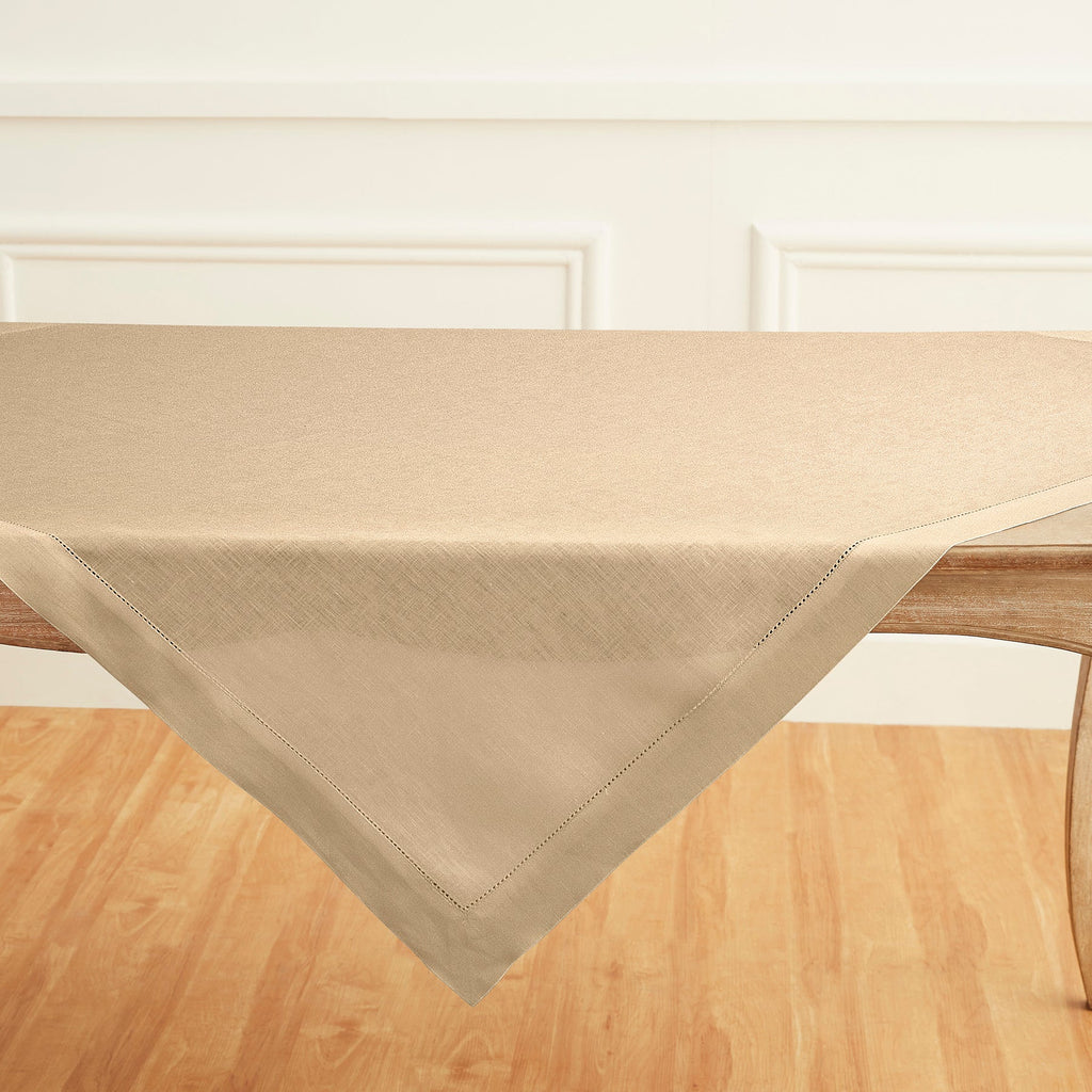 Classic Hemstitch Table Throw