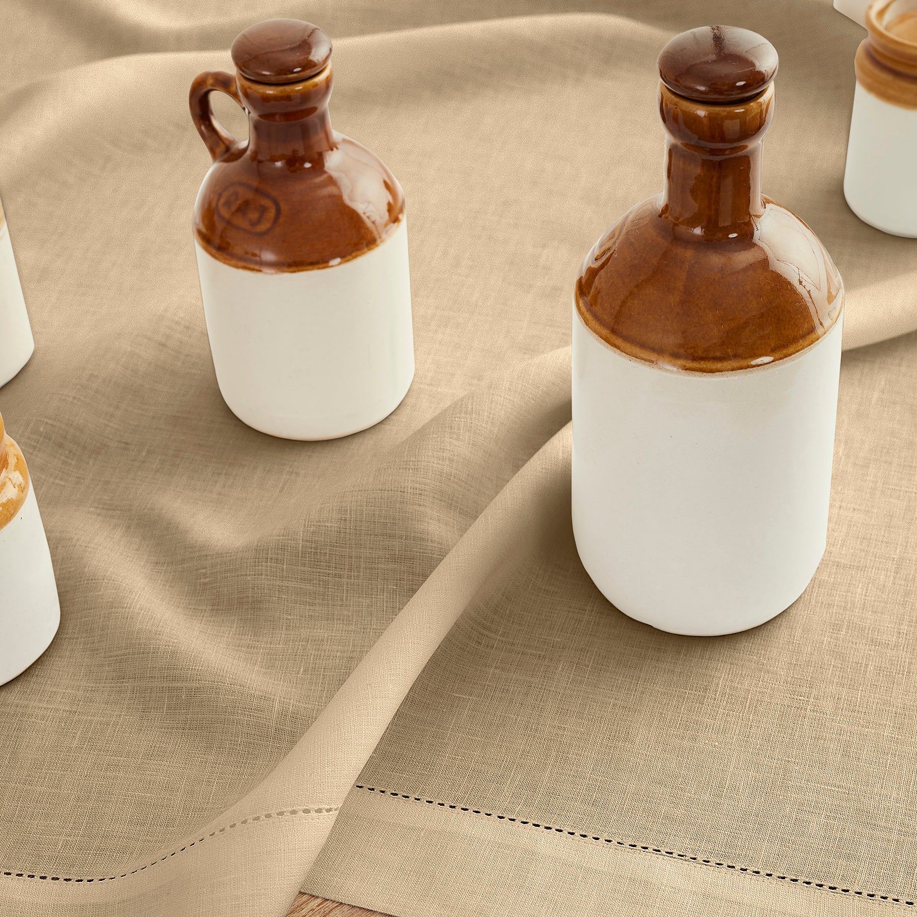 Classic Hemstitch Table Throw