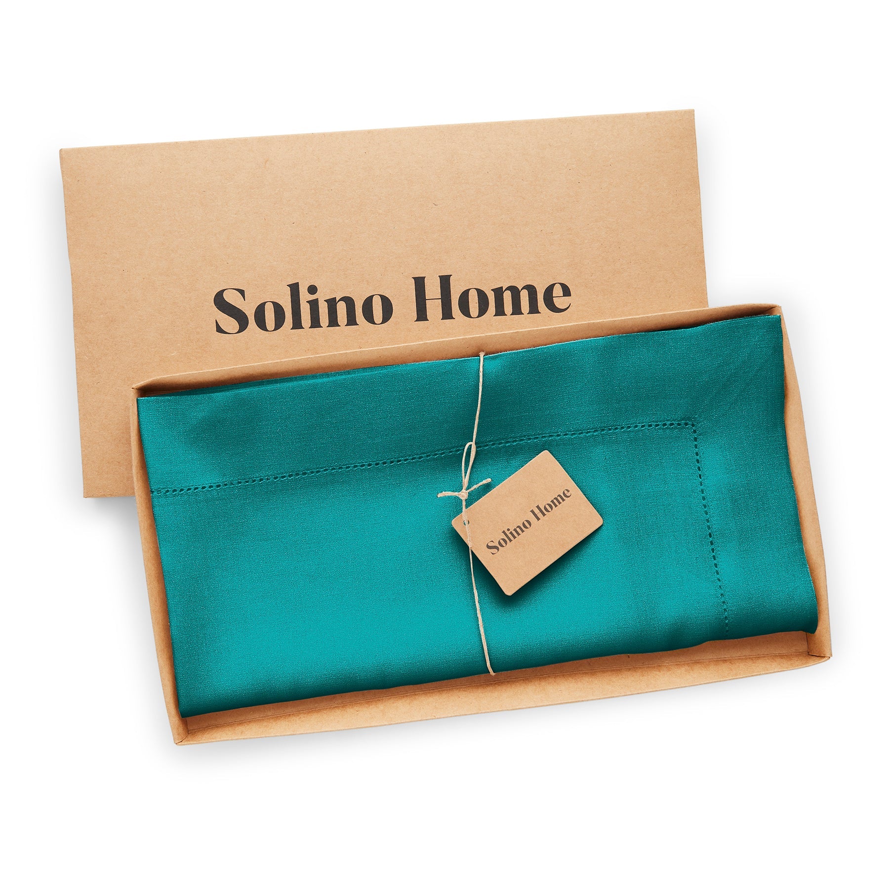 Classic Hemstitch Table Throw