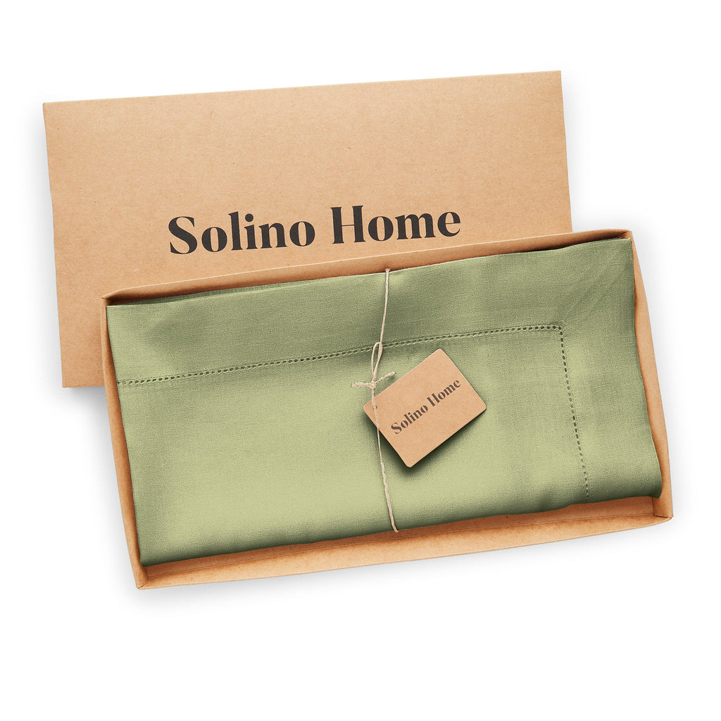 Classic Hemstitch Table Throw