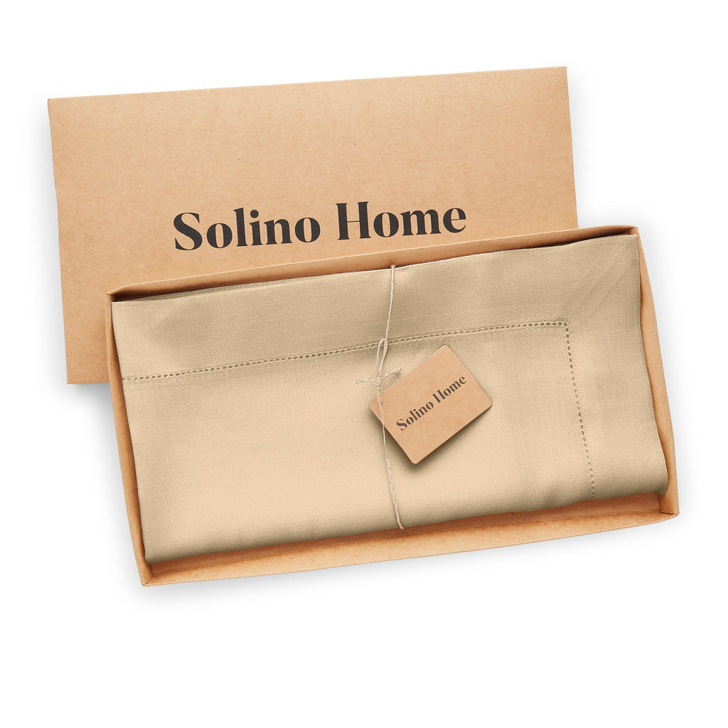 Classic Hemstitch Table Throw