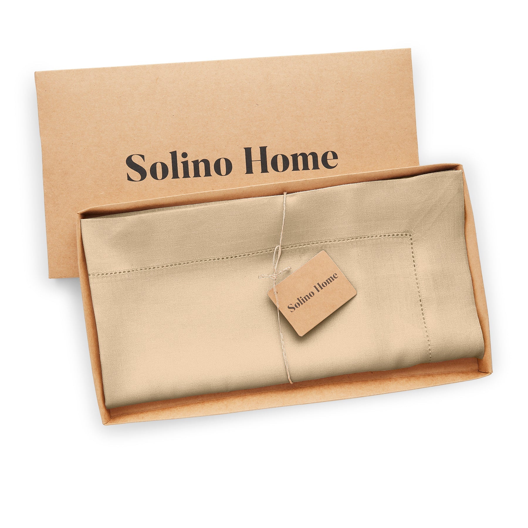 Classic Hemstitch Table Throw