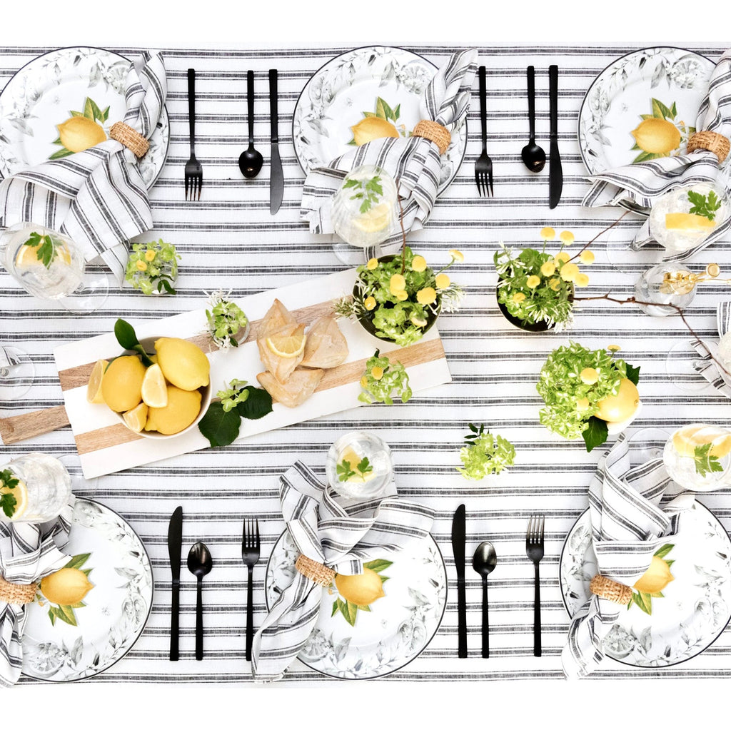 Capri Ticking Stripe Tablecloth