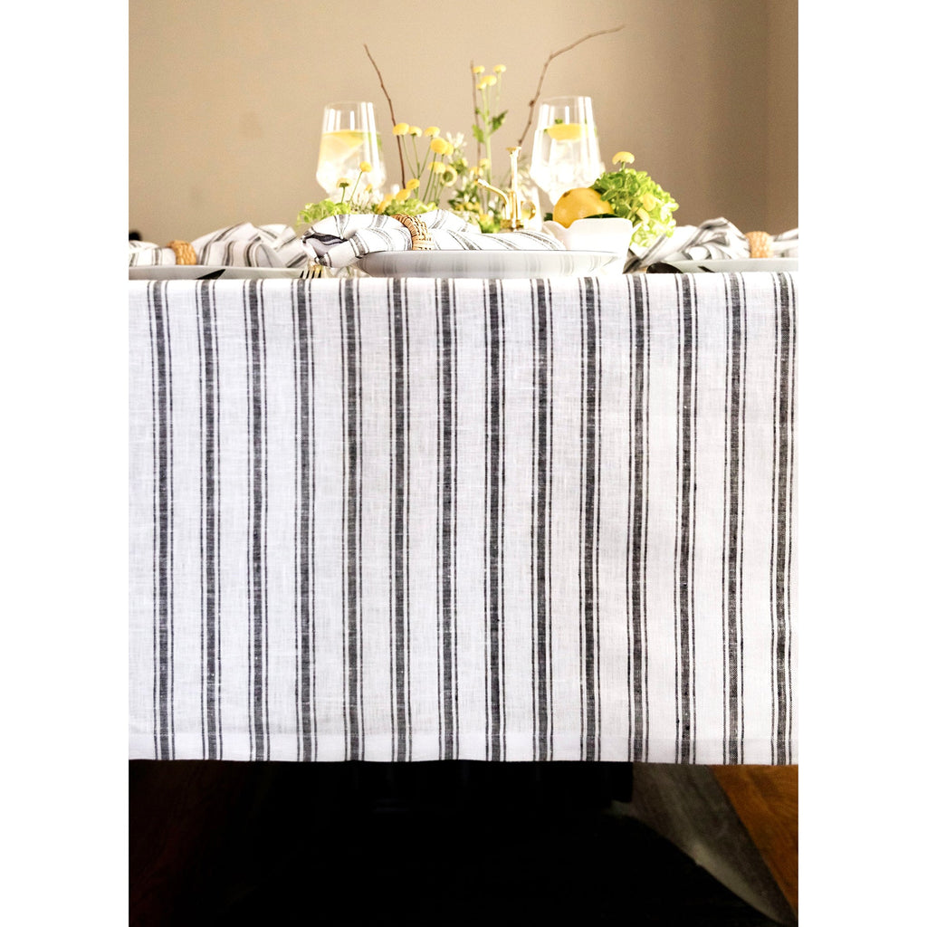 Capri Ticking Stripe Tablecloth