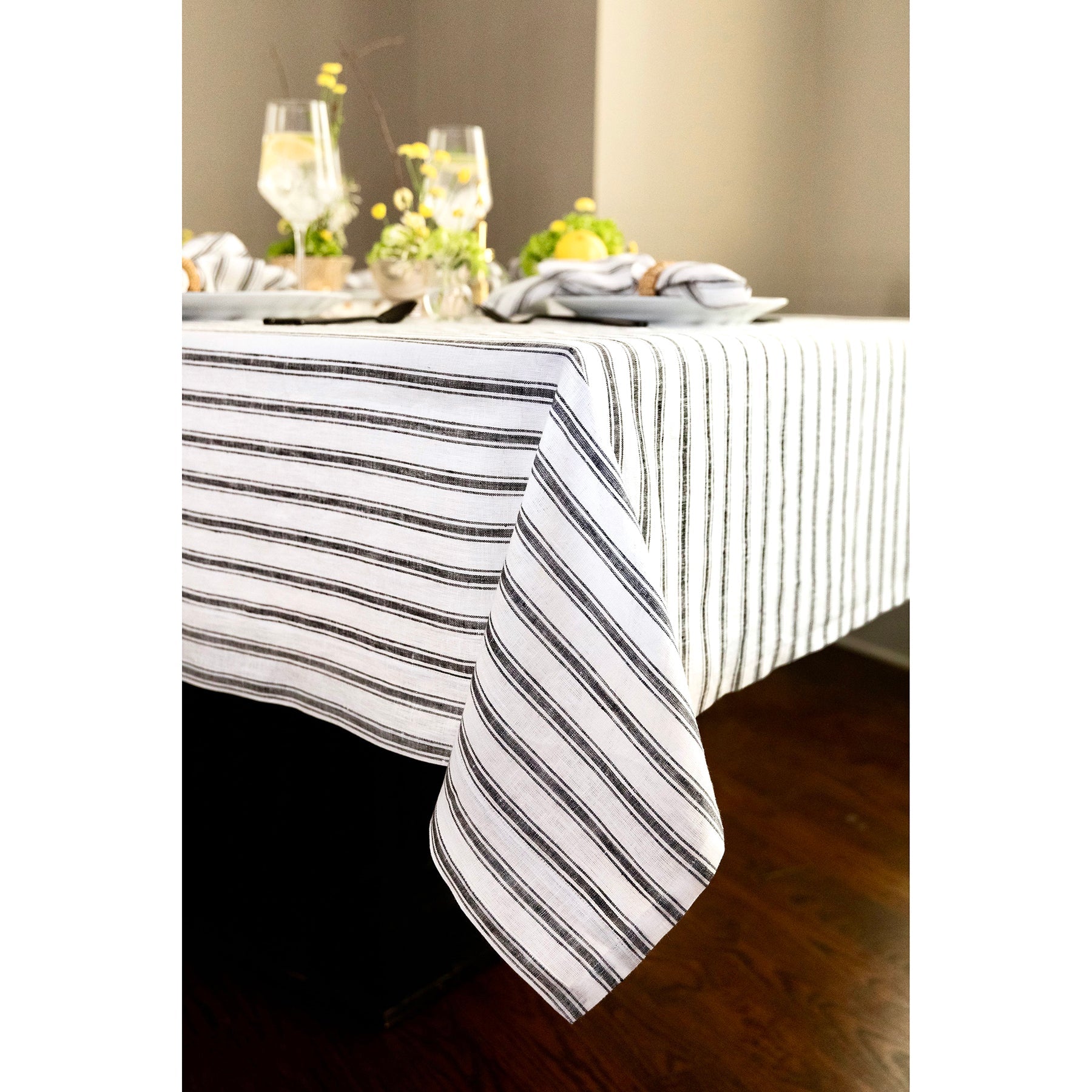 Capri Ticking Stripe Tablecloth