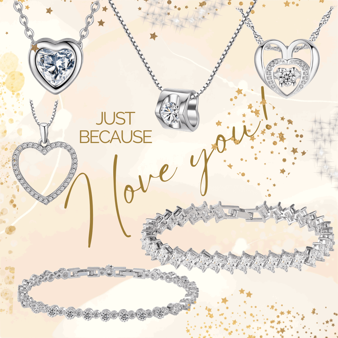 Tennis Bracelet with Round Cut White Diamond Cubic Zirconia