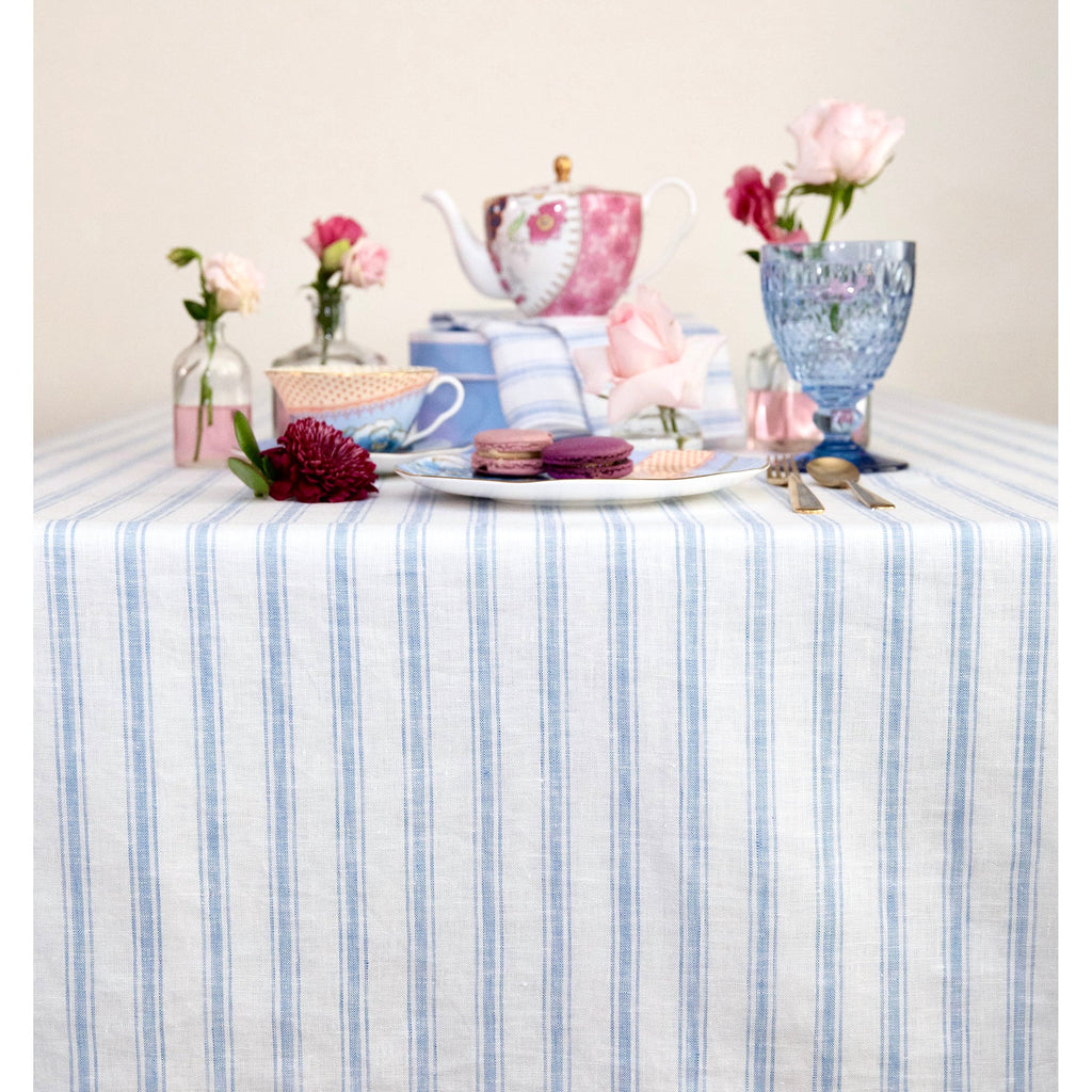 Capri Ticking Stripe Tablecloth