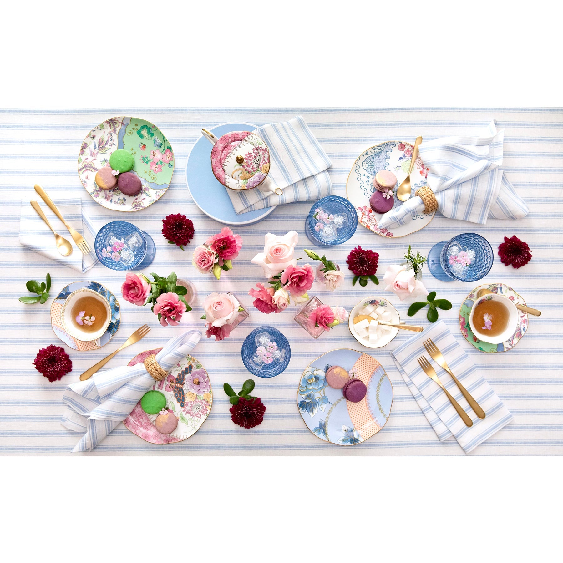 Capri Ticking Stripe Tablecloth