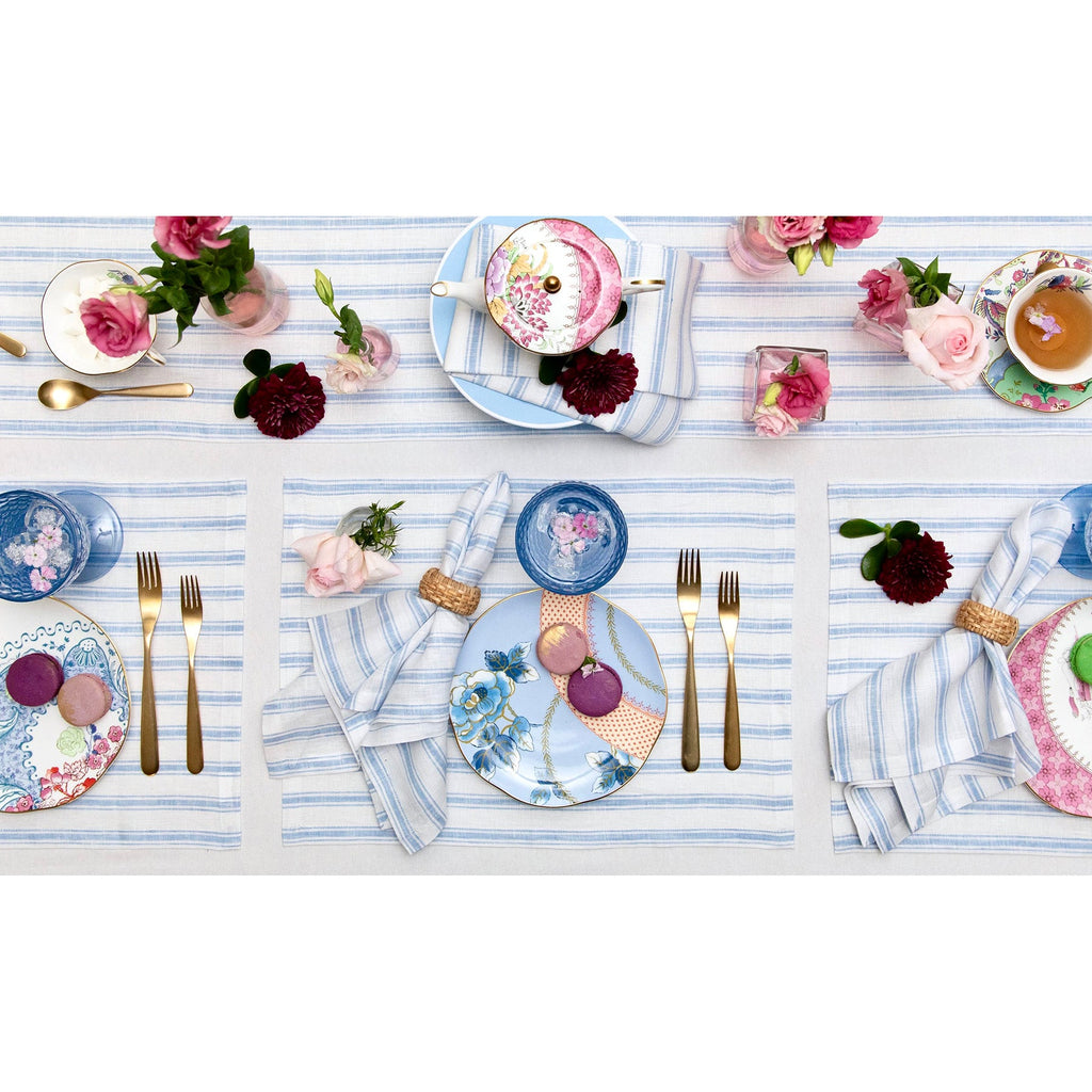 Capri Ticking Stripe Table Runner