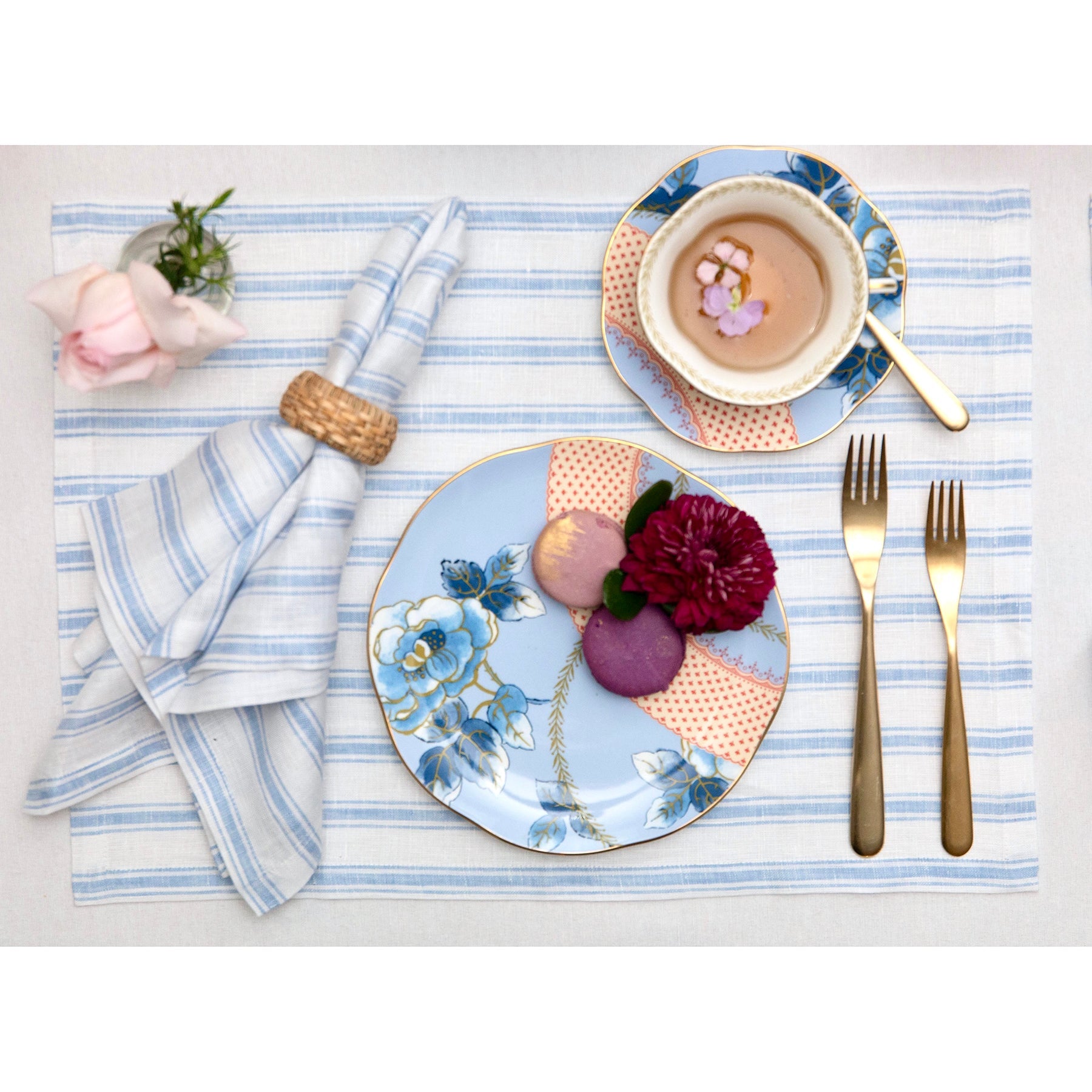 Capri Ticking Stripe Placemats