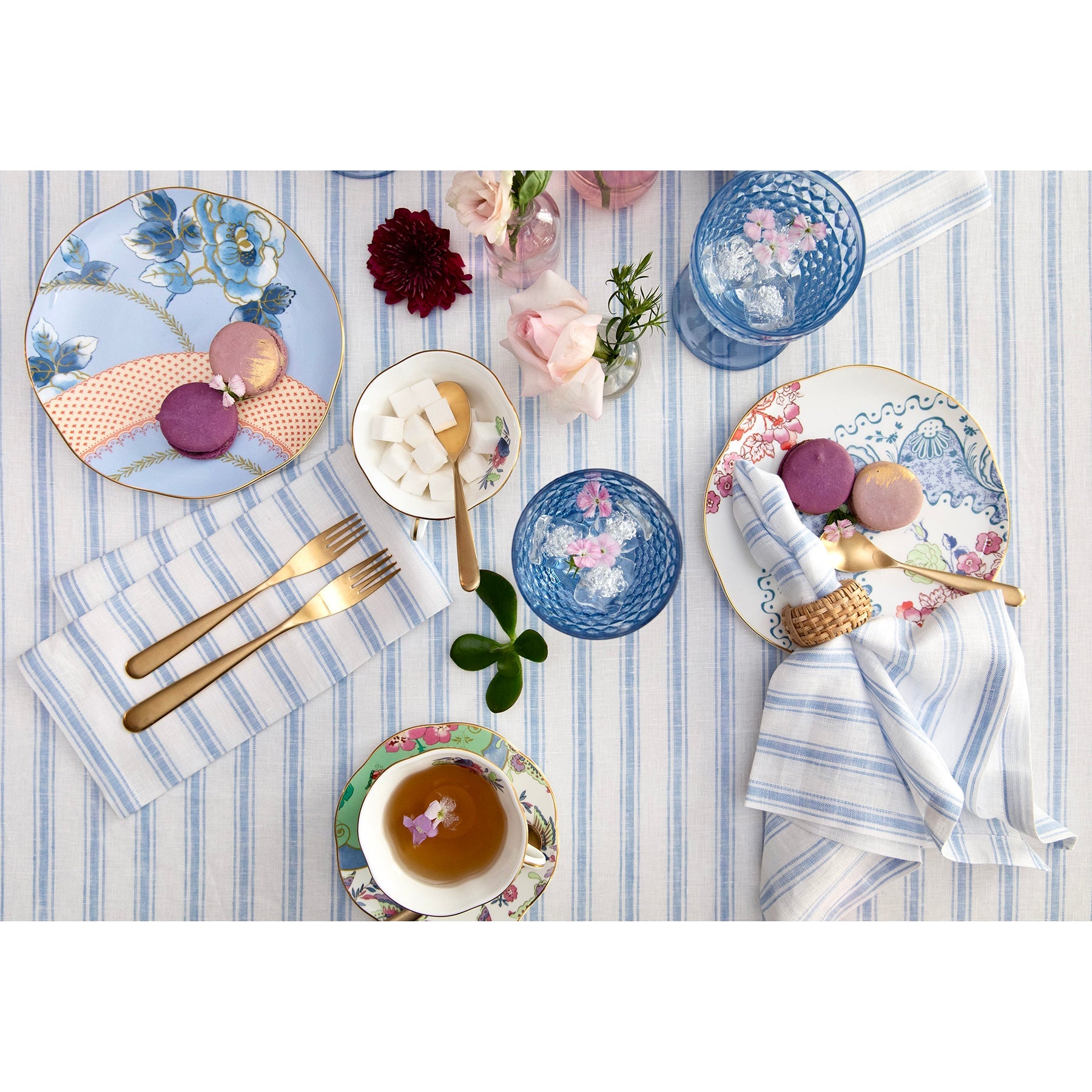 Capri Ticking Stripe Tablecloth