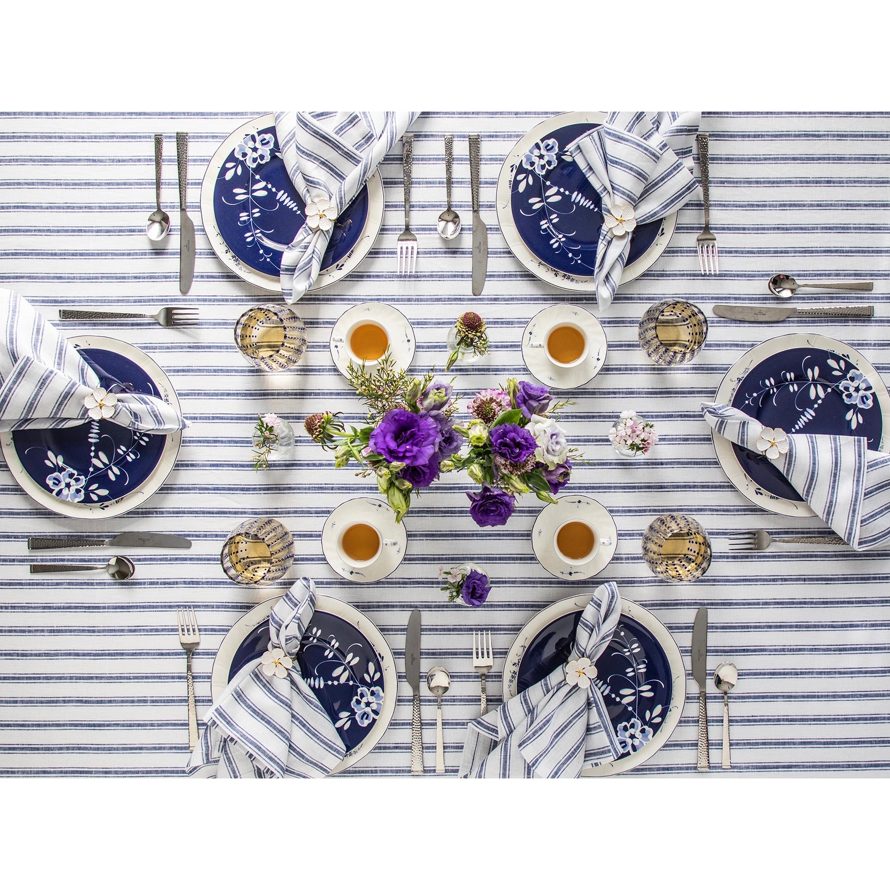Capri Ticking Stripe Tablecloth