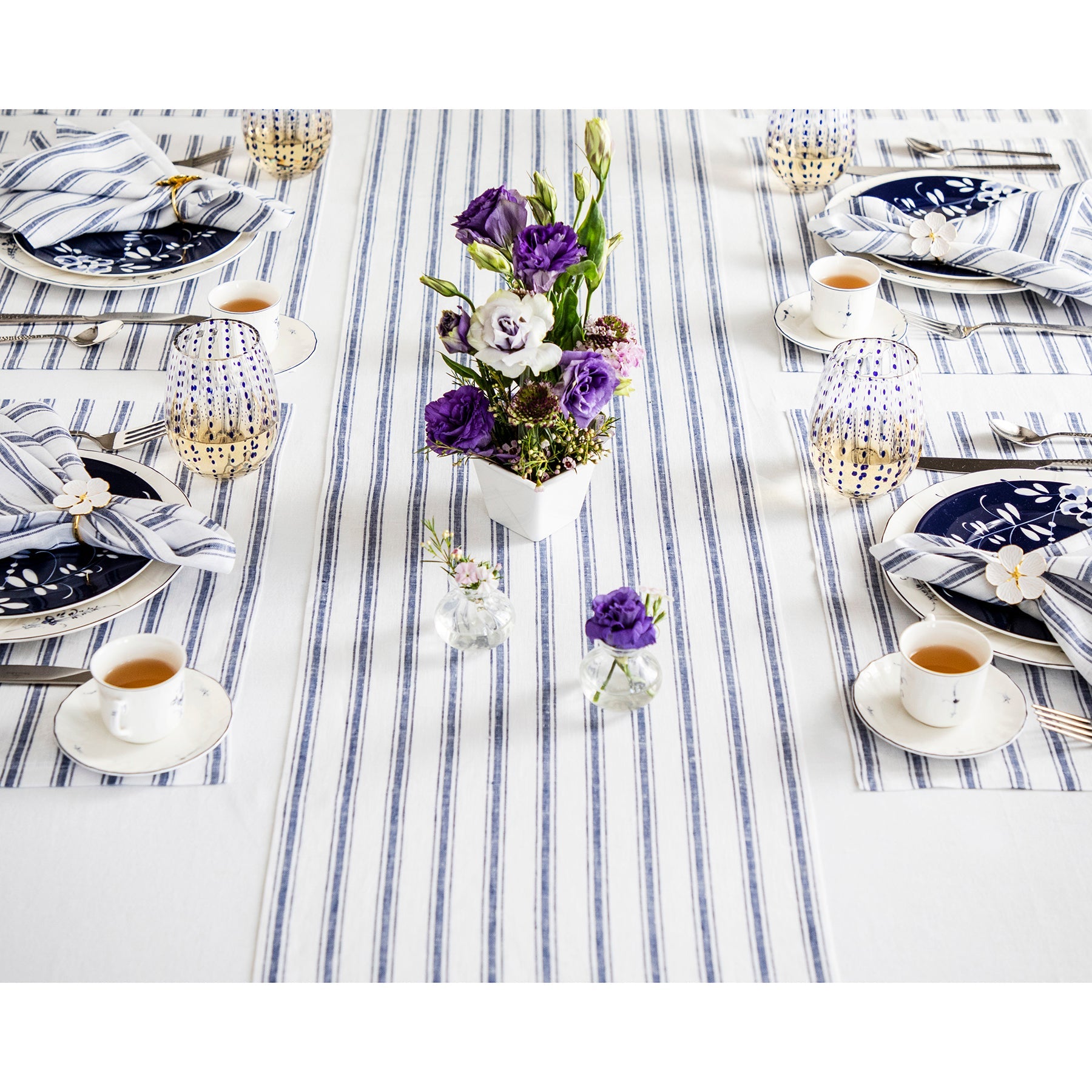 Capri Ticking Stripe Table Runner