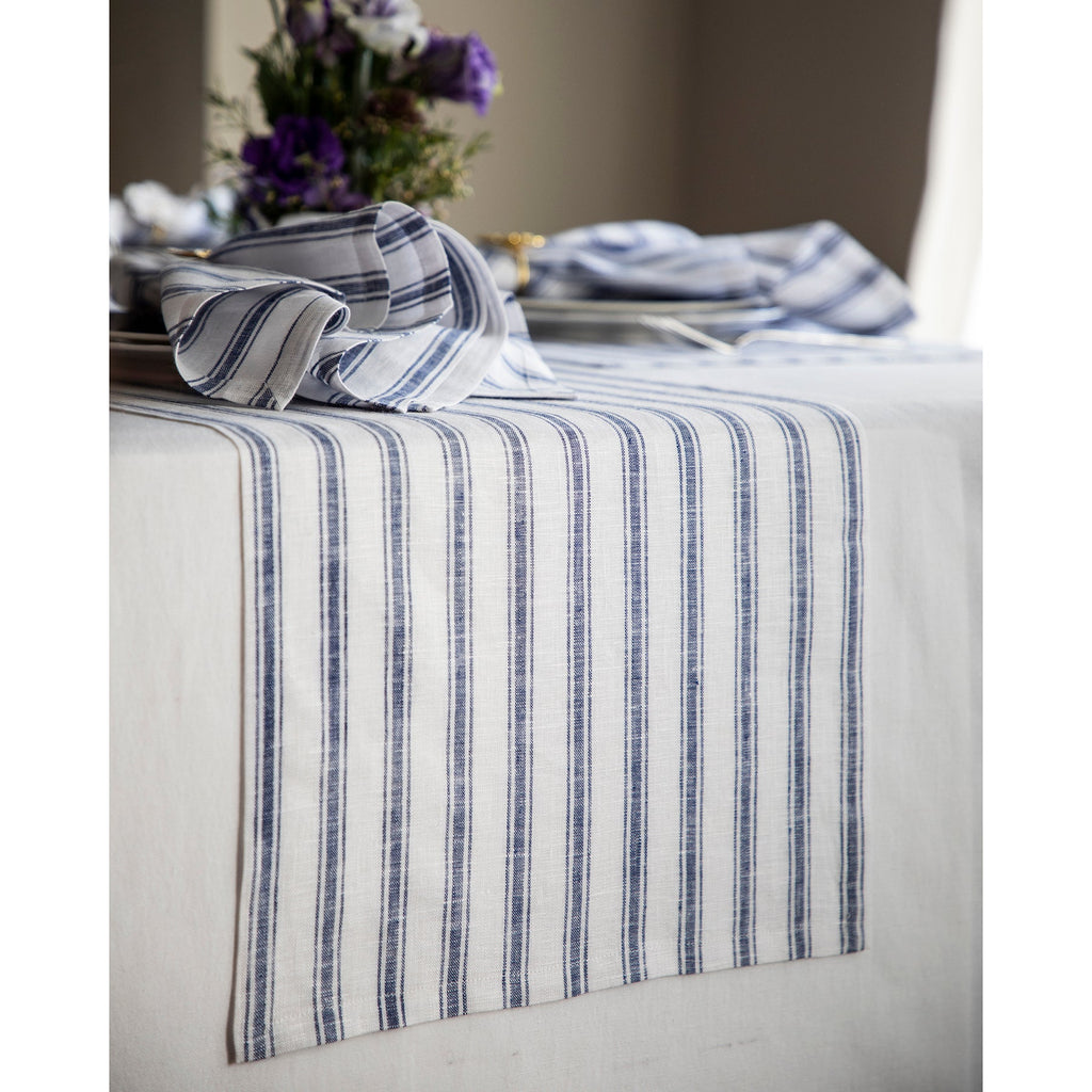 Capri Ticking Stripe Table Runner