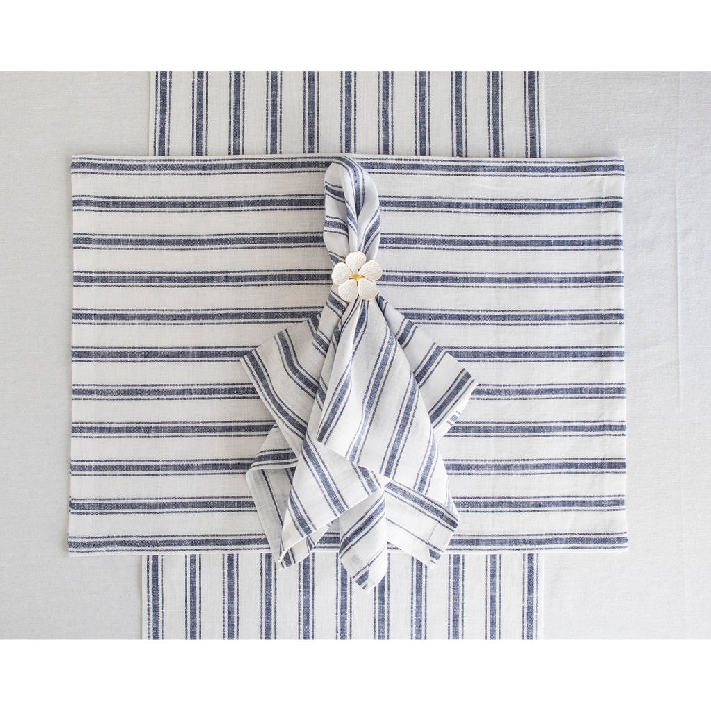 Capri Ticking Stripe Table Runner