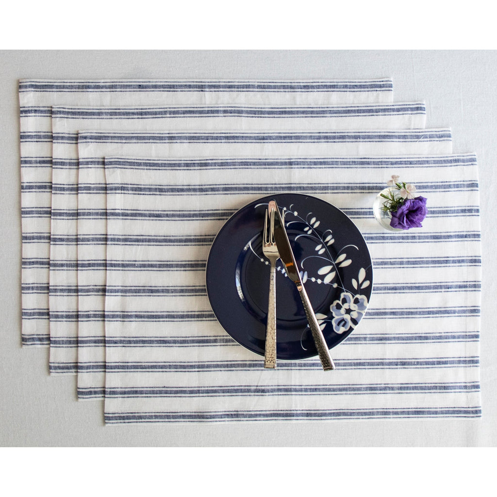 Capri Ticking Stripe Placemats