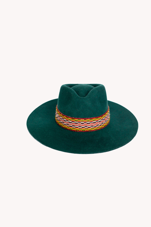Dark Teal Western Hat