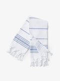White Azul Classic Turkish Hand Towel