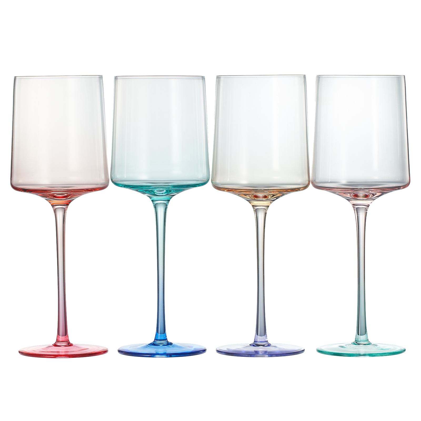 Alba Stemmed Wine Glassware, Set of 4