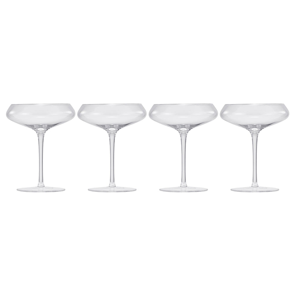 Spritz Champagne Coupe, Cocktail Glassware, Set of 4