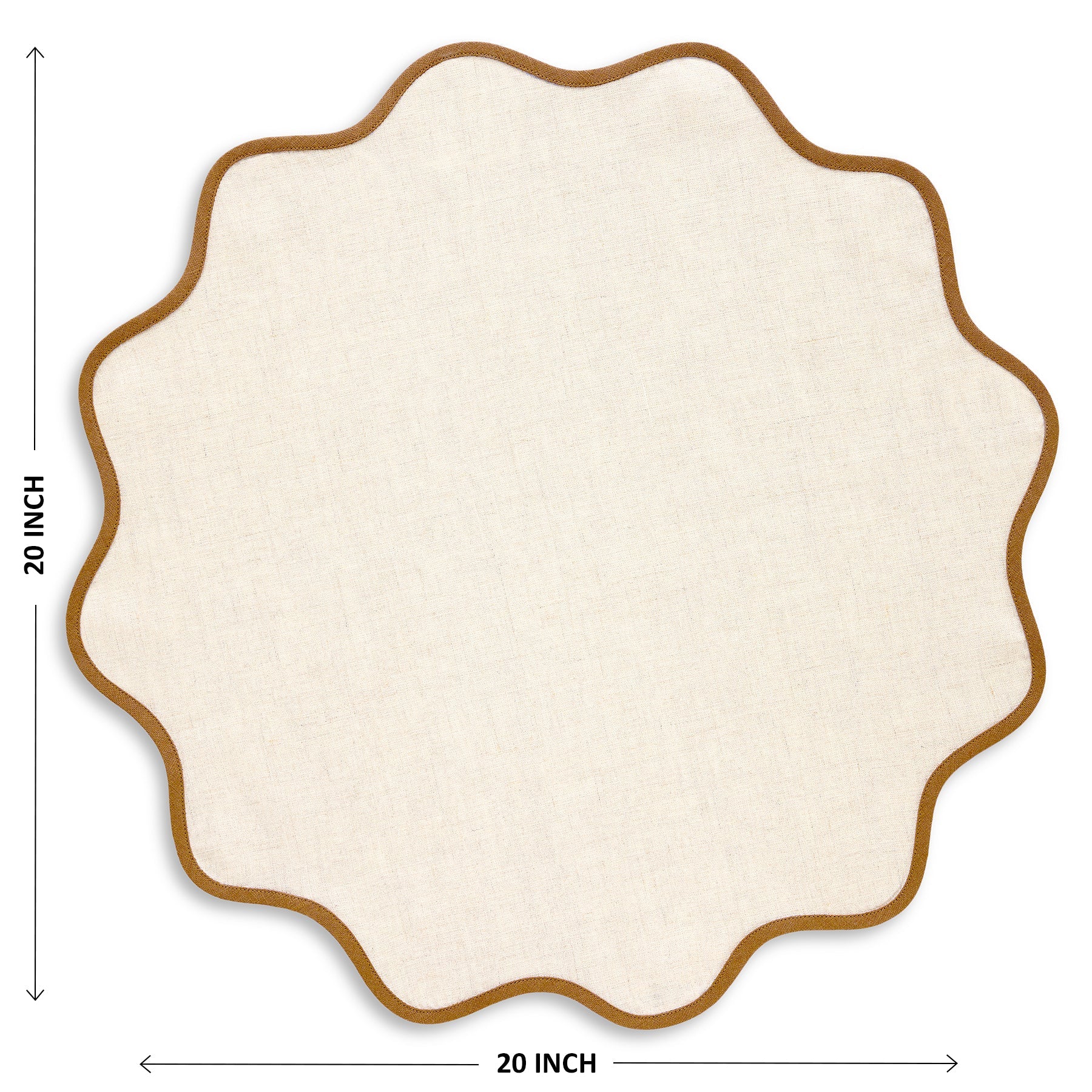 Giselle Scallop Edge Napkins, Set of 4