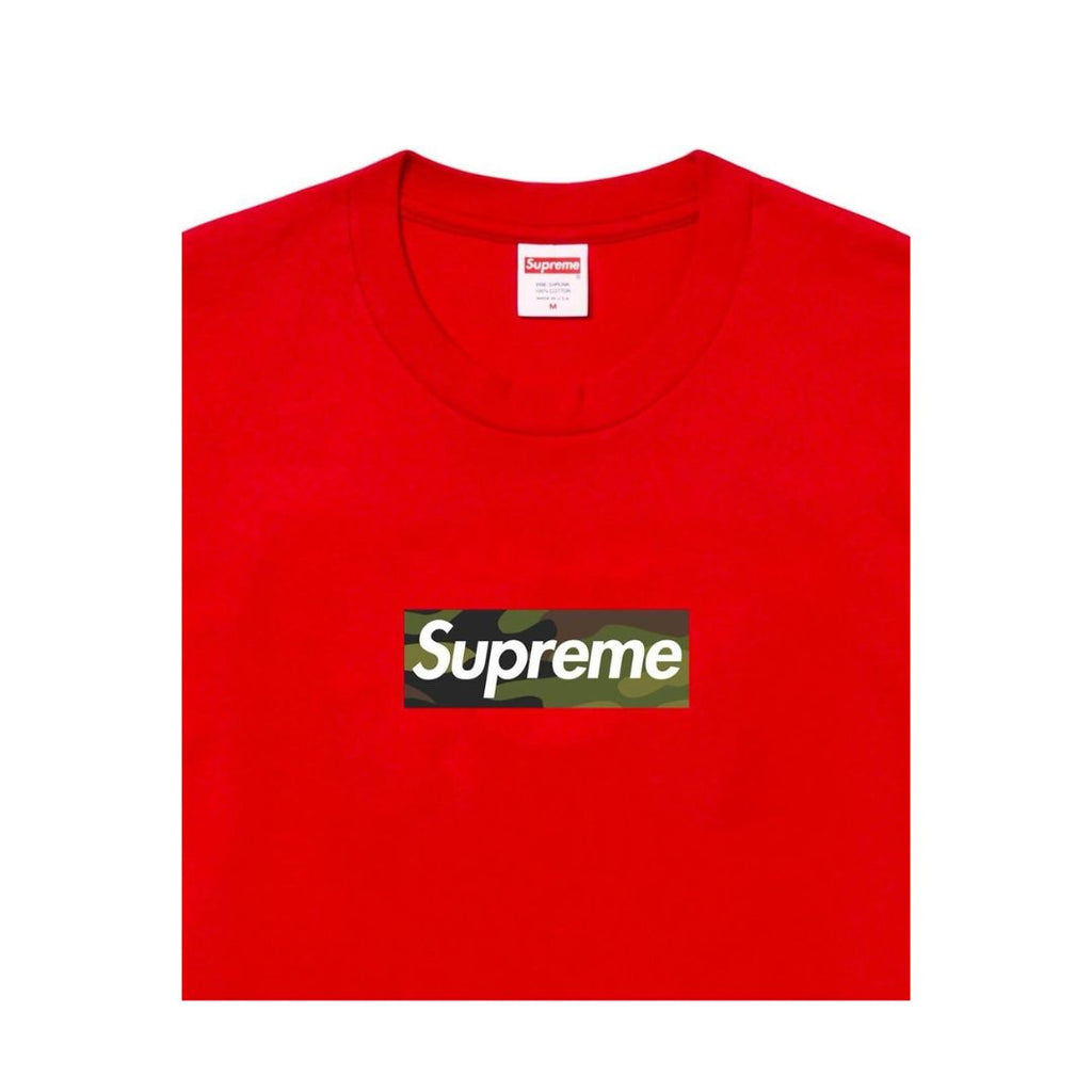 Supreme Camo Box Logo Tee FW23 Red