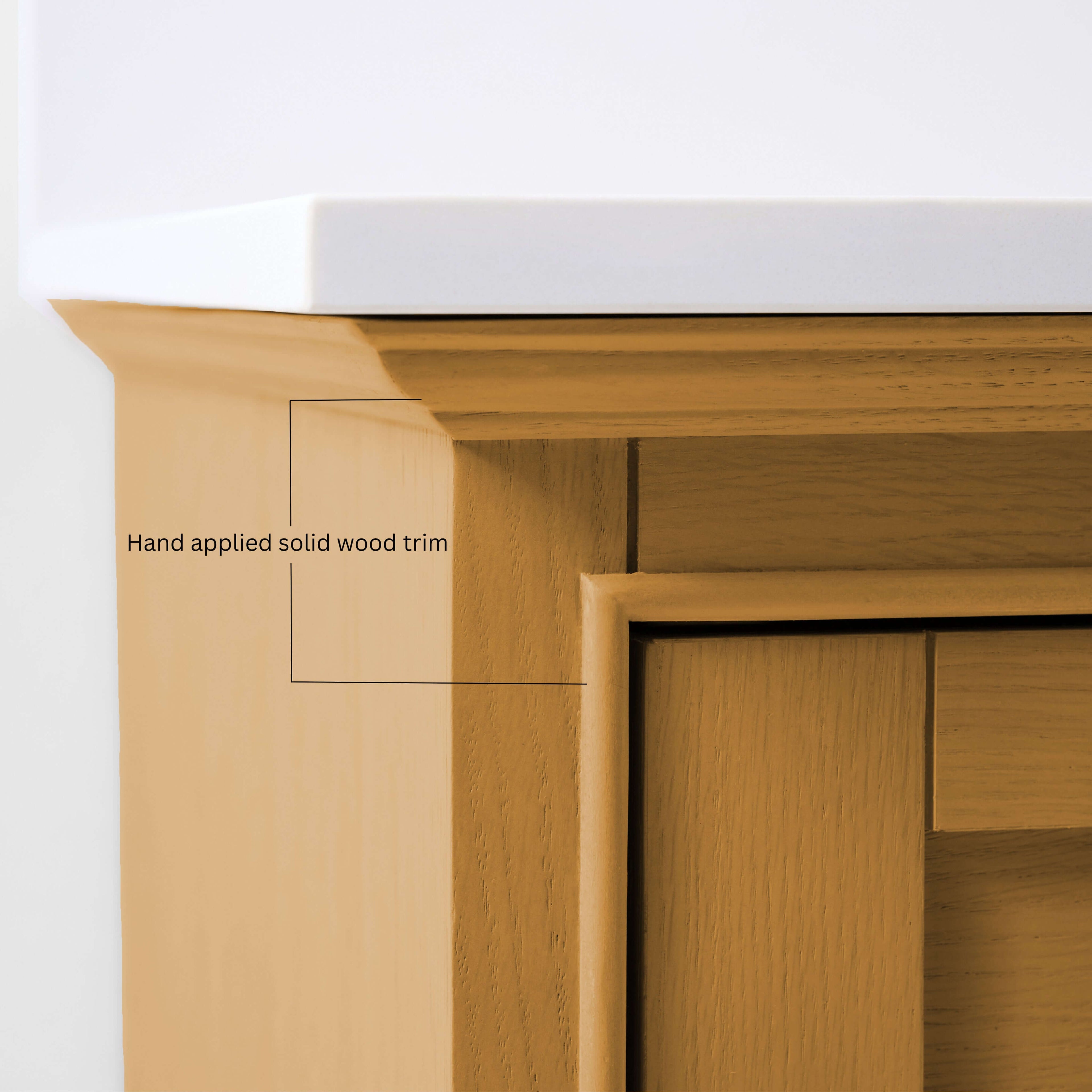 Audrey Bathroom Vanity in Sienna Finish
