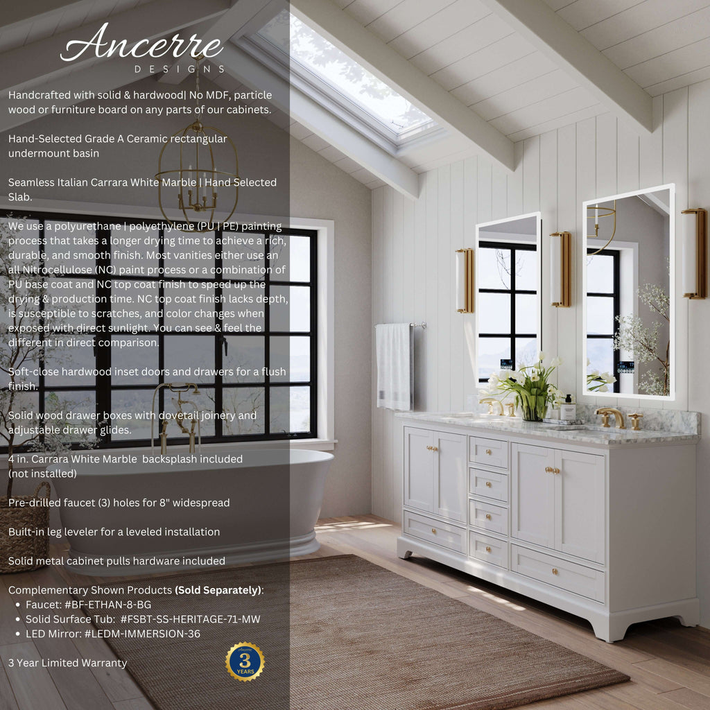 Audrey 72" Bath Vanity Set