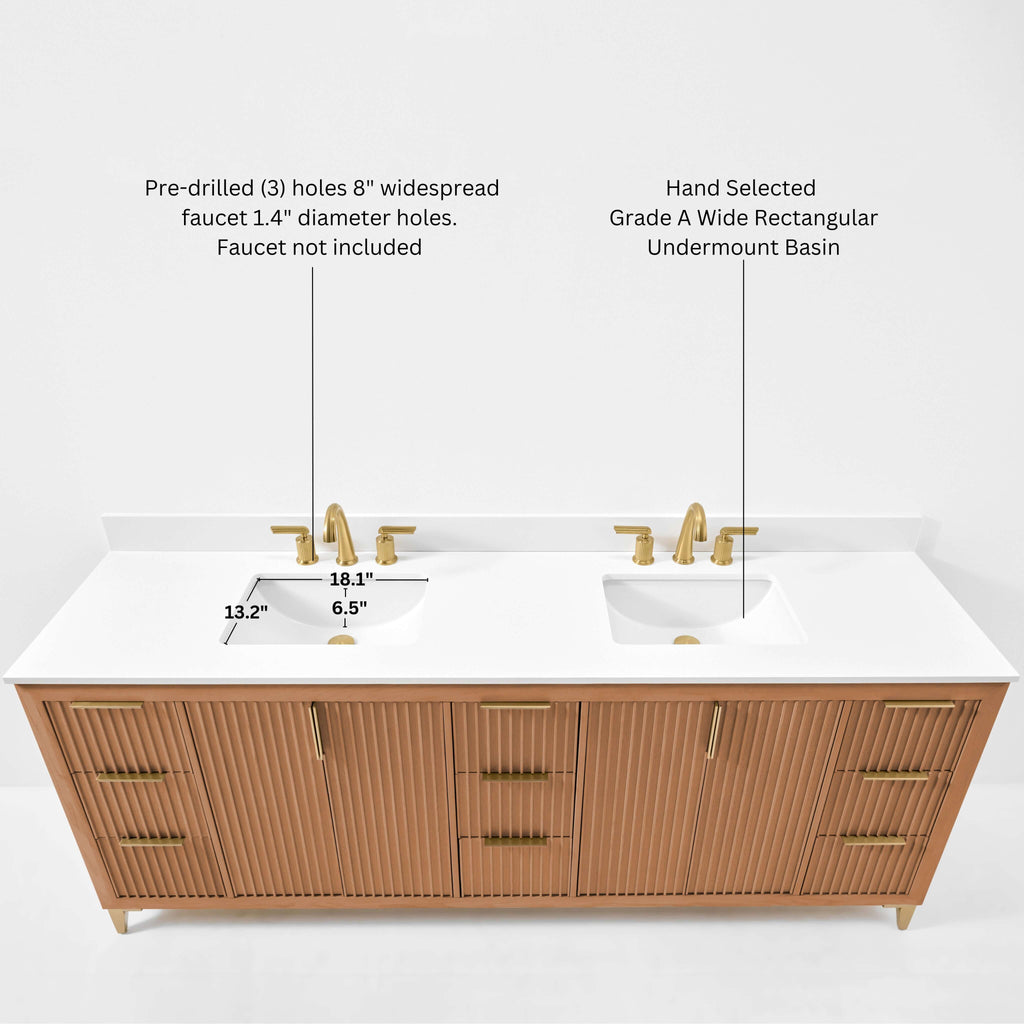 Turlington 84" Bath Vanity Set
