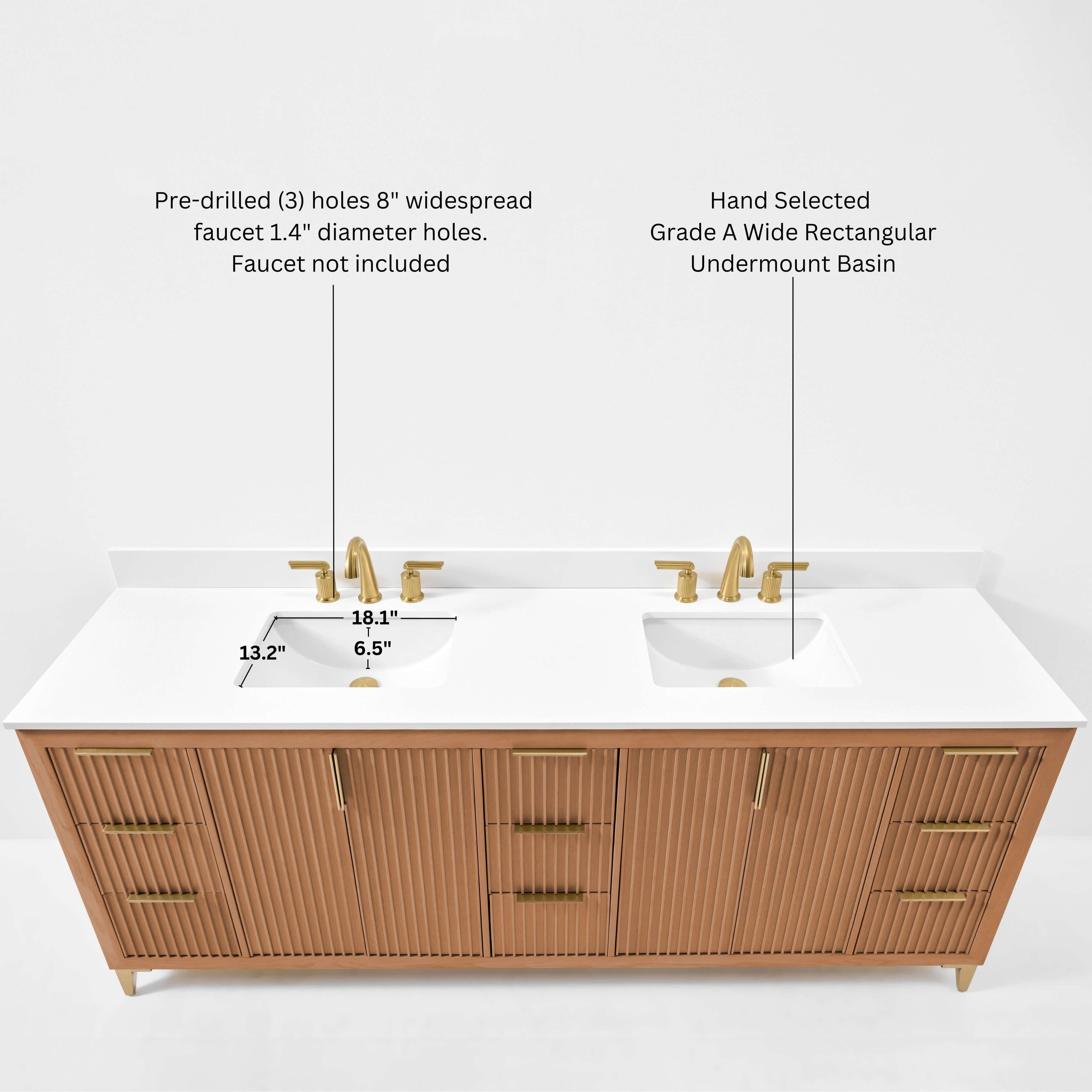 Turlington 84" Bath Vanity Set