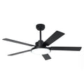 Vaczon 52 Inch 5 Blades DC Motor Modern Downrod Ceiling Fan with LED Light and Remote Control