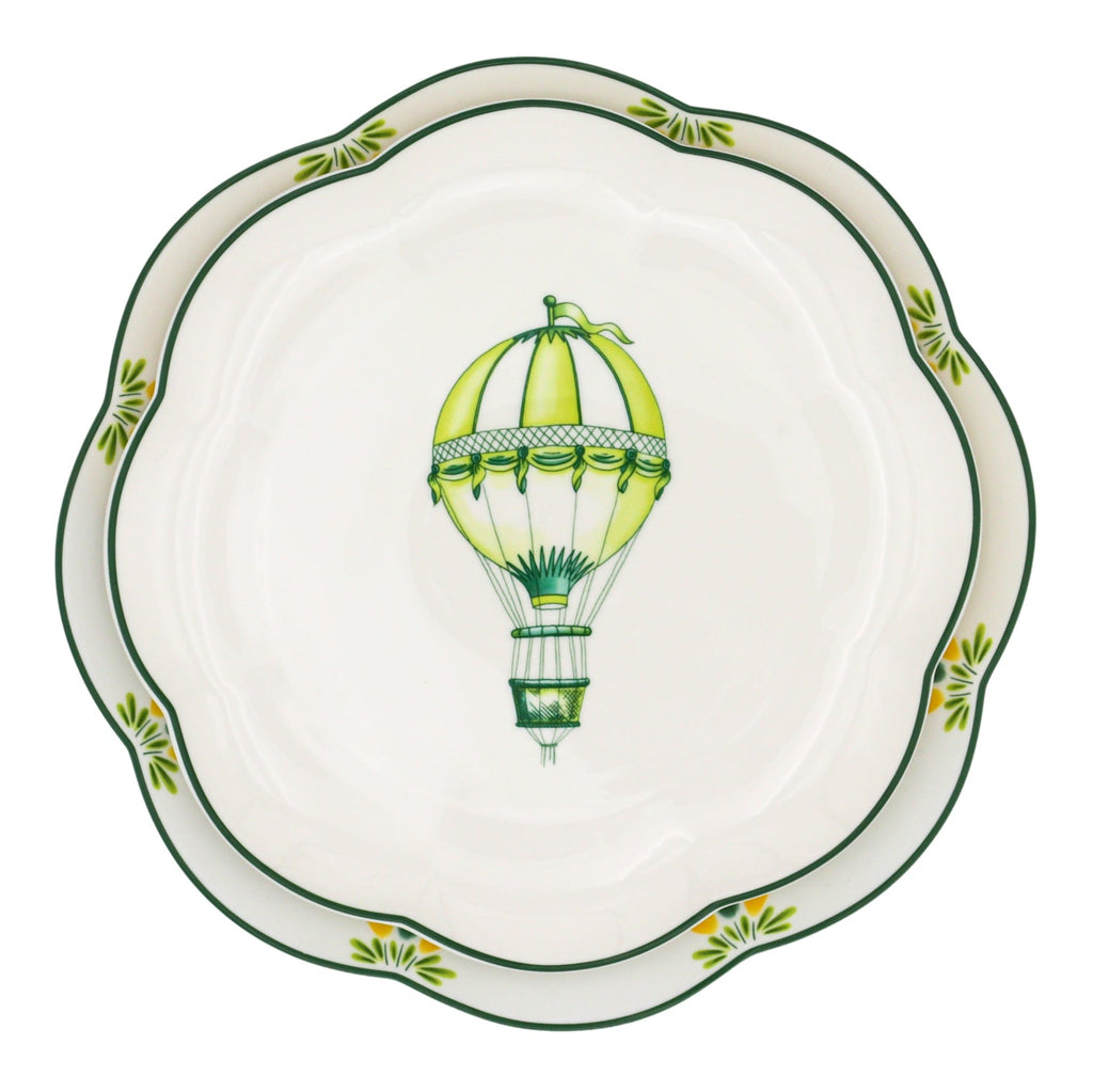 Valensole Lavender Scalloped Starter Plate - Set of 4