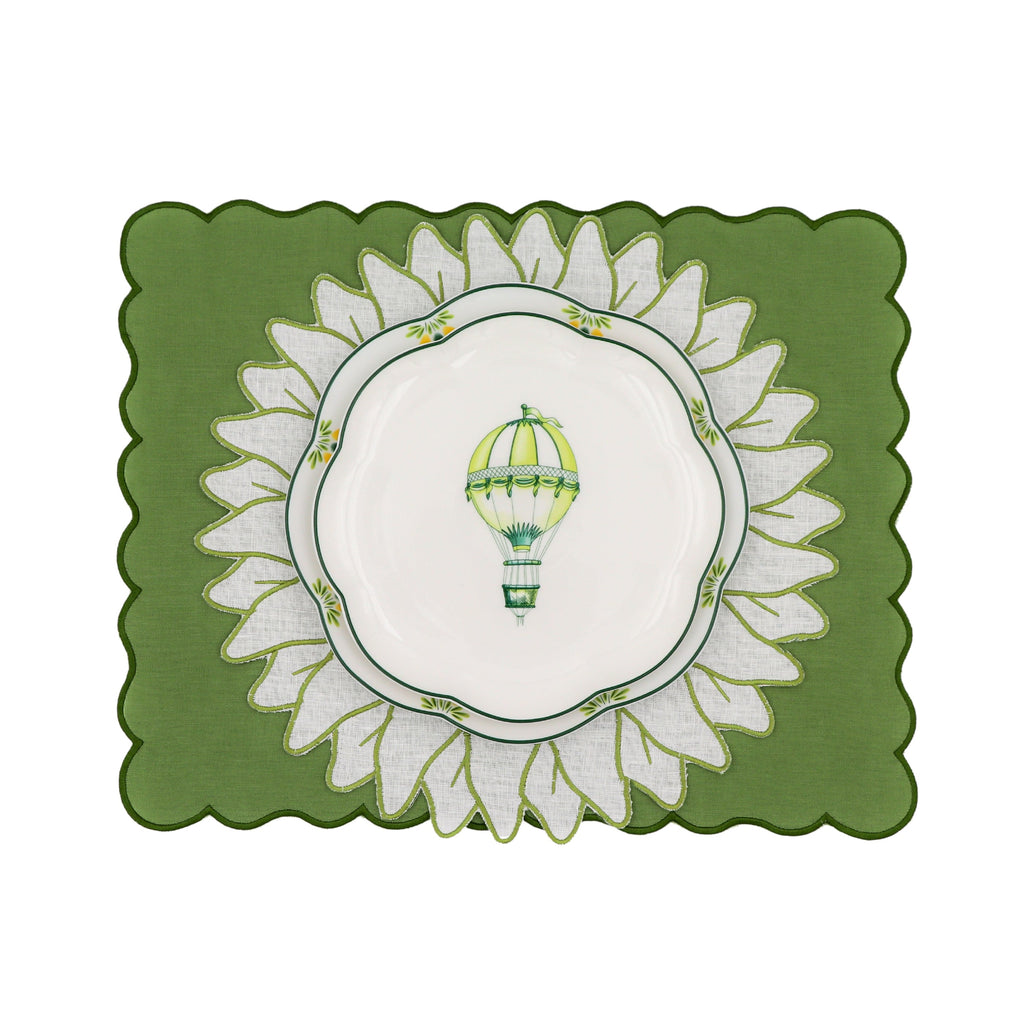 Valensole Lavender Scalloped Starter Plate - Set of 4