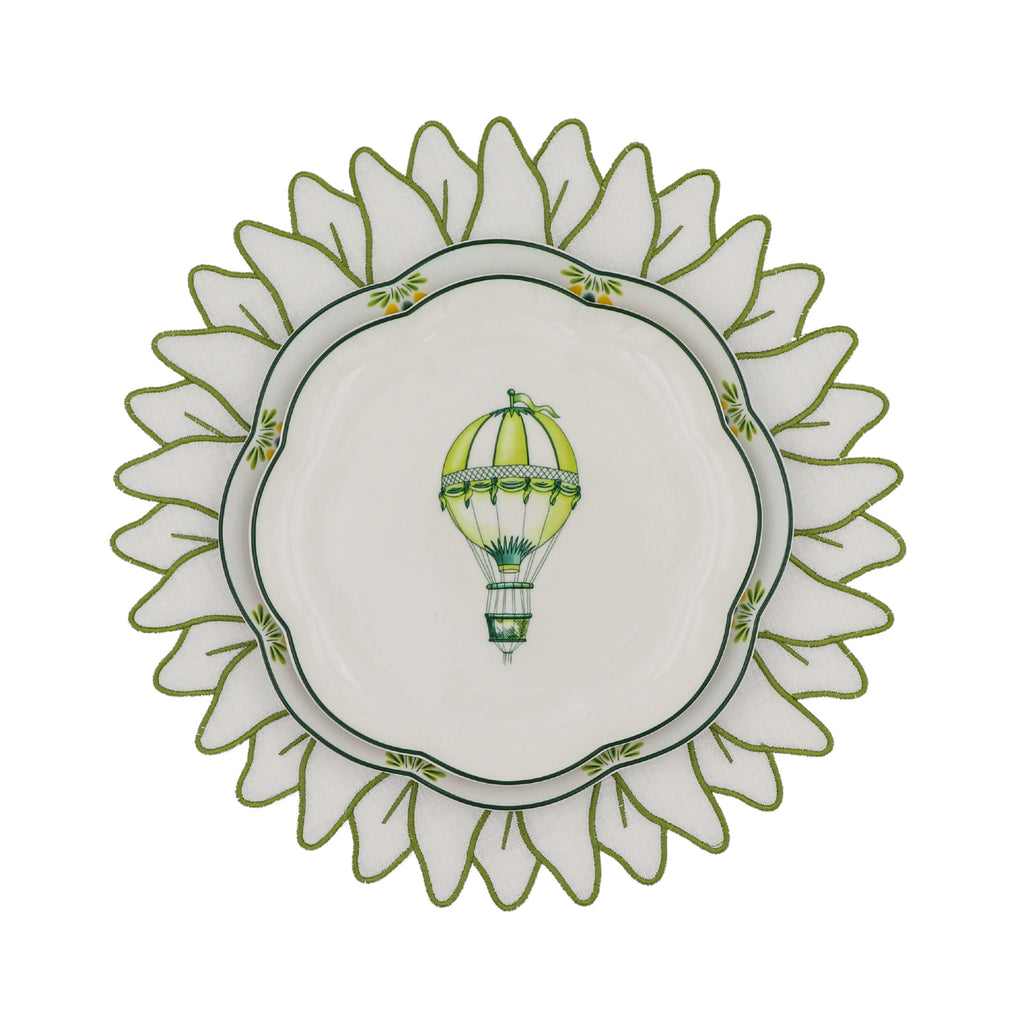 Valensole Lavender Scalloped Starter Plate - Set of 4